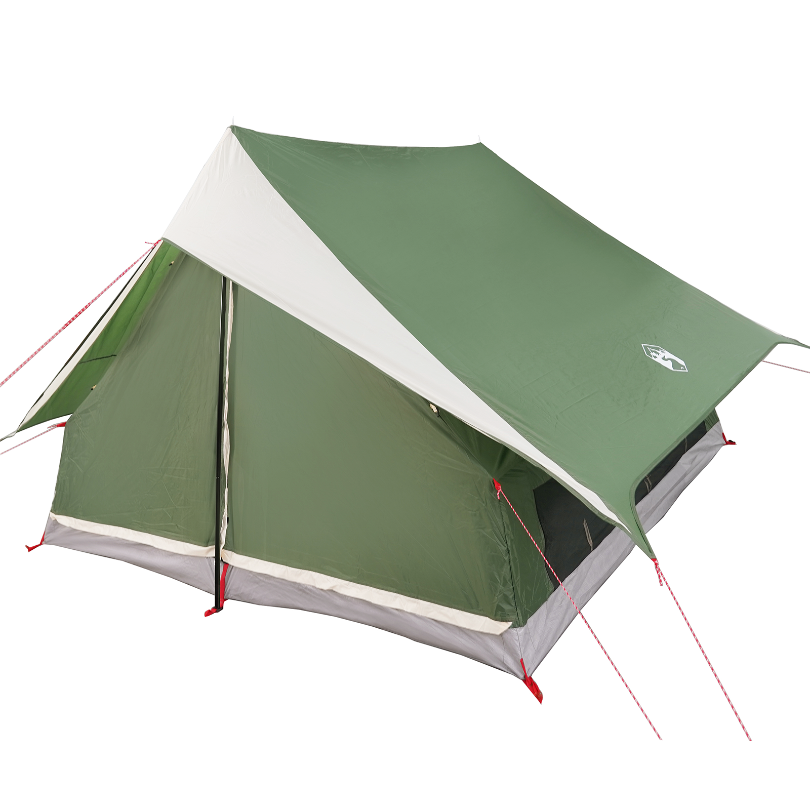 Family Tent A-Frame 7-Person Green Waterproof - Image 2