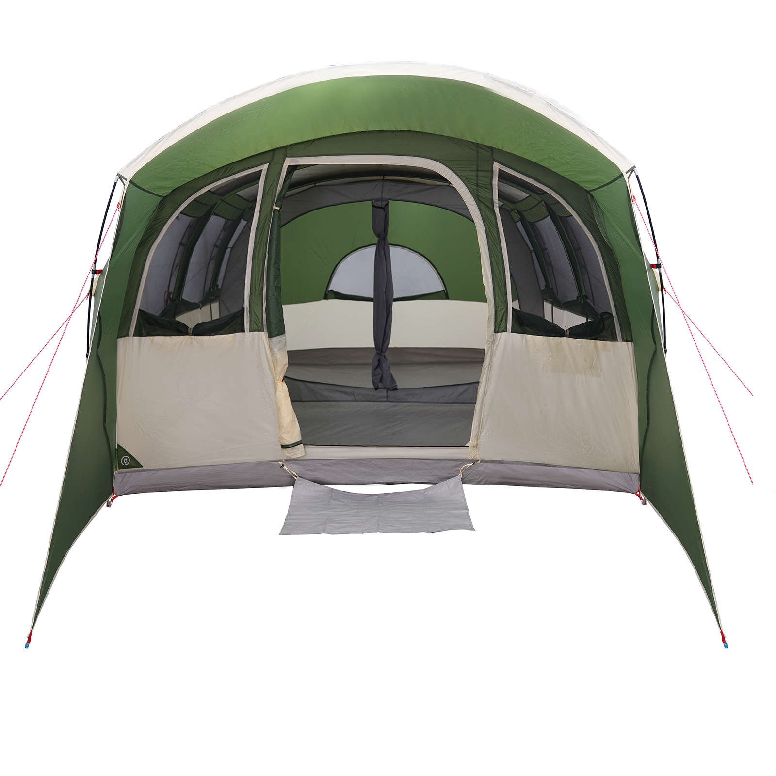 Family Tent with Windows Tunnel Green 8-Person Waterproof - Image 11