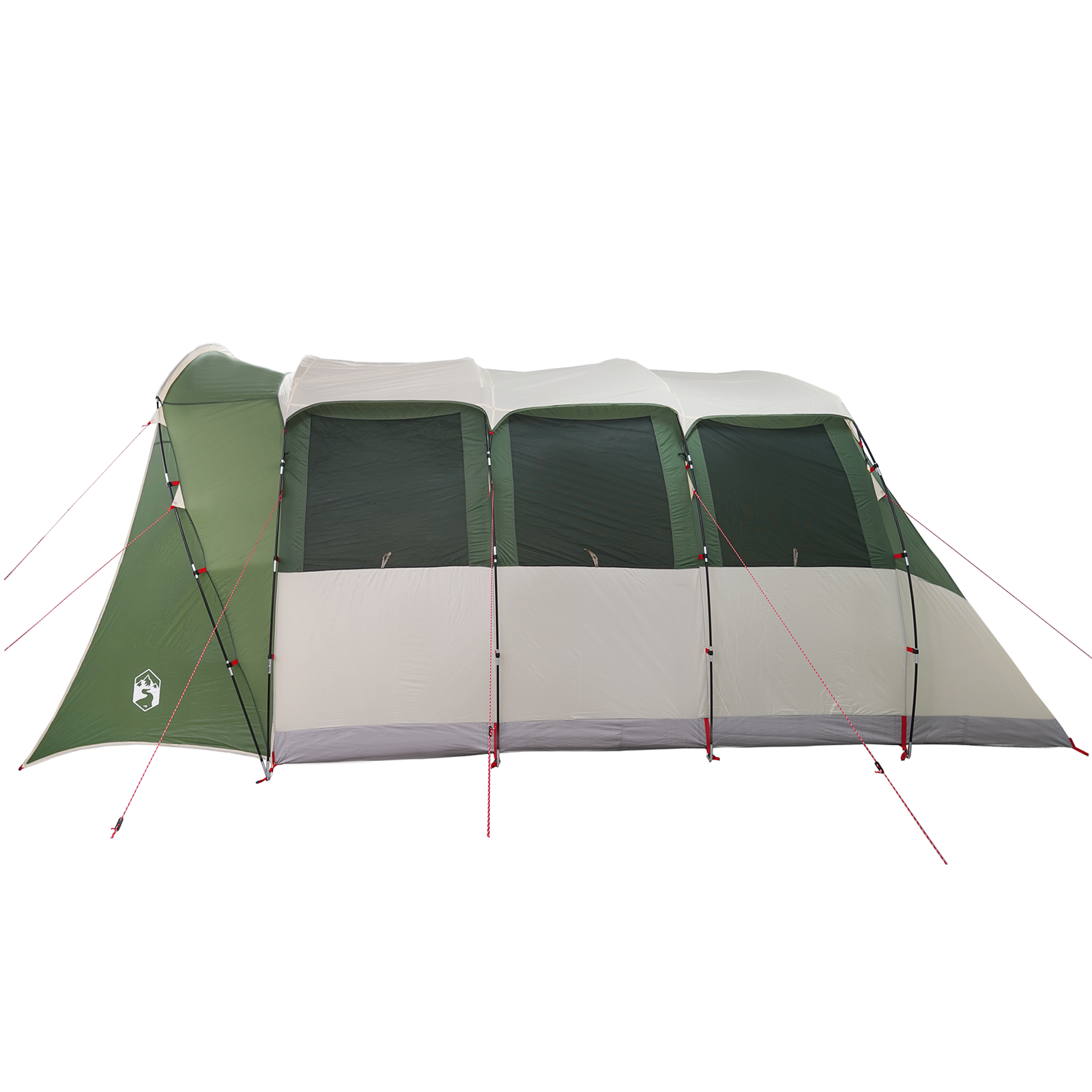 Family Tent with Windows Tunnel Green 8-Person Waterproof - Image 6