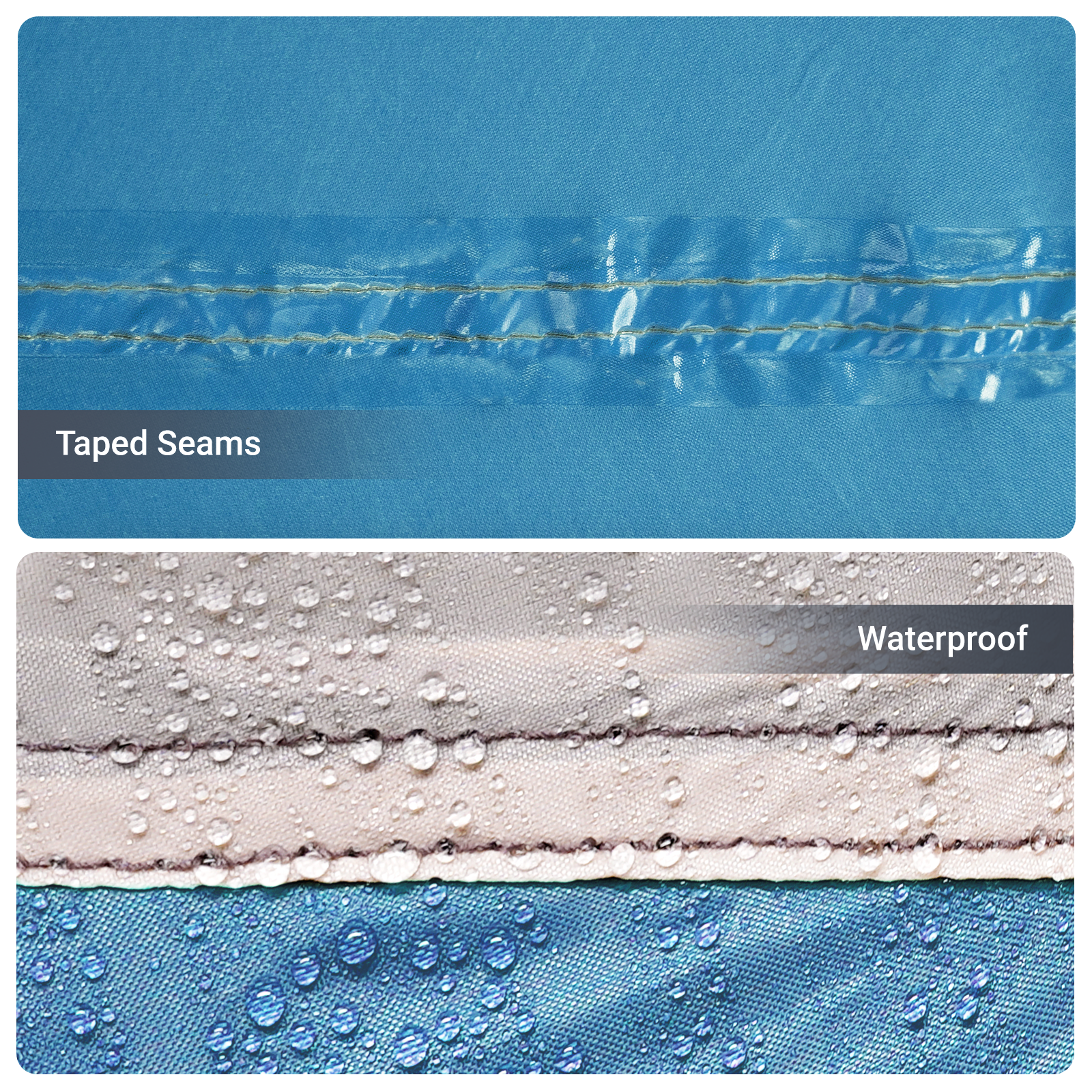 Family Tent with Windows Tunnel Blue 8-Person Waterproof - Image 8