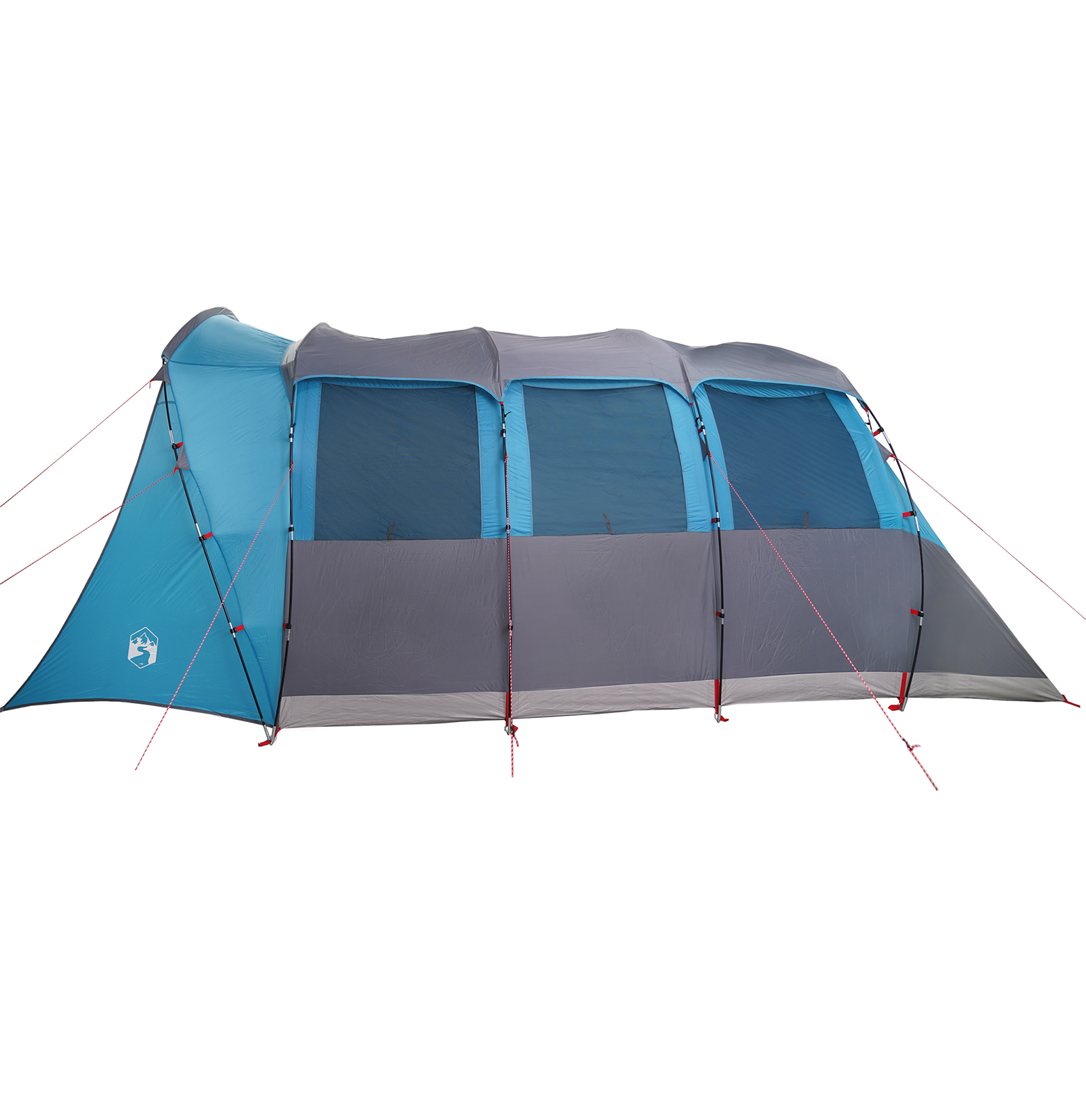 Family Tent with Windows Tunnel Blue 8-Person Waterproof - Image 6