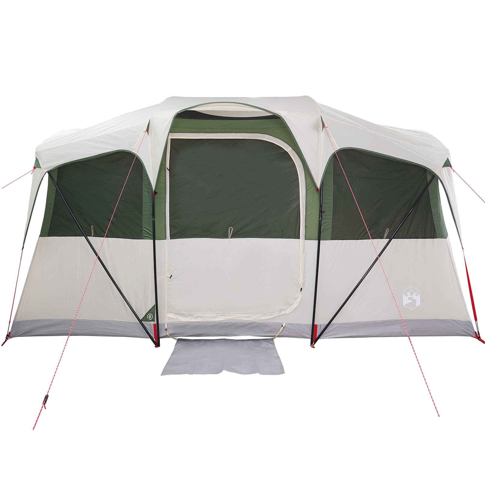 Family Tent with Windows Dome Green 10-Person Waterproof - Image 5