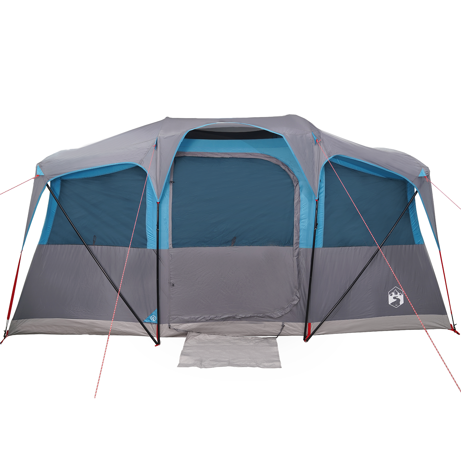 Family Tent with Windows Dome Blue 10-Person Waterproof - Image 5