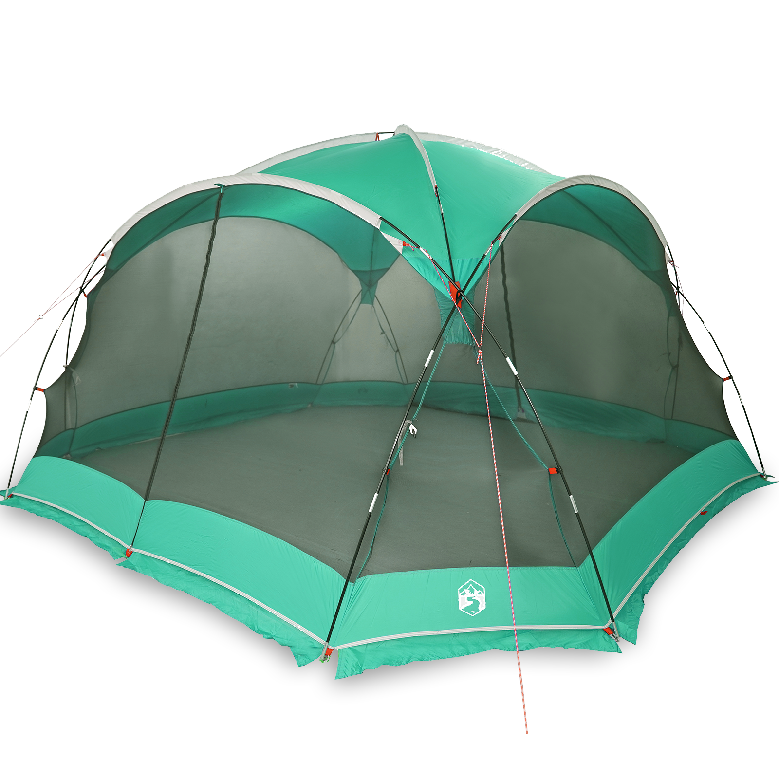 Camping Mosquito Net with Doors Green 4-Person Waterproof - Image 3