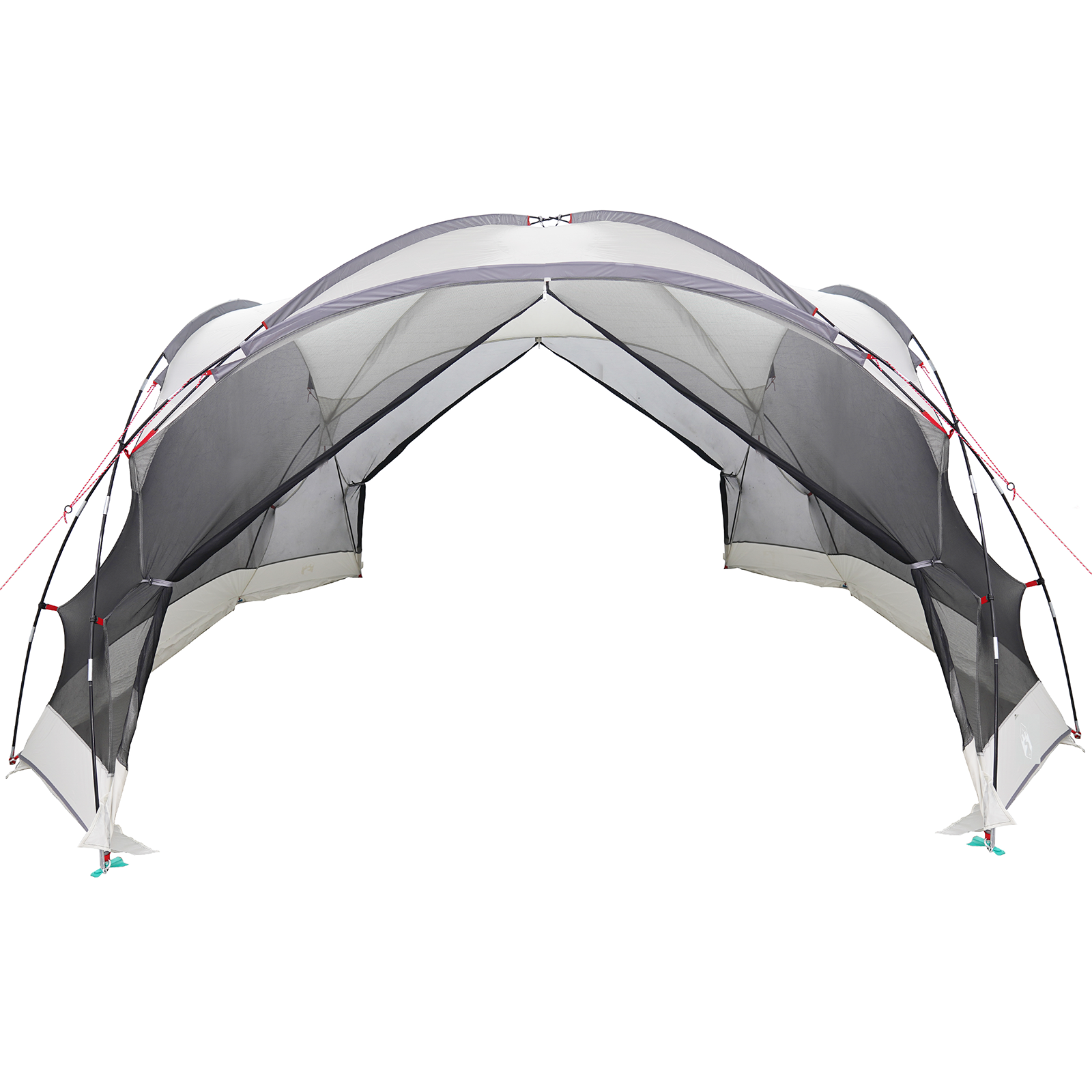 Camping Mosquito Net with Doors Grey 8-Person Waterproof - Image 9