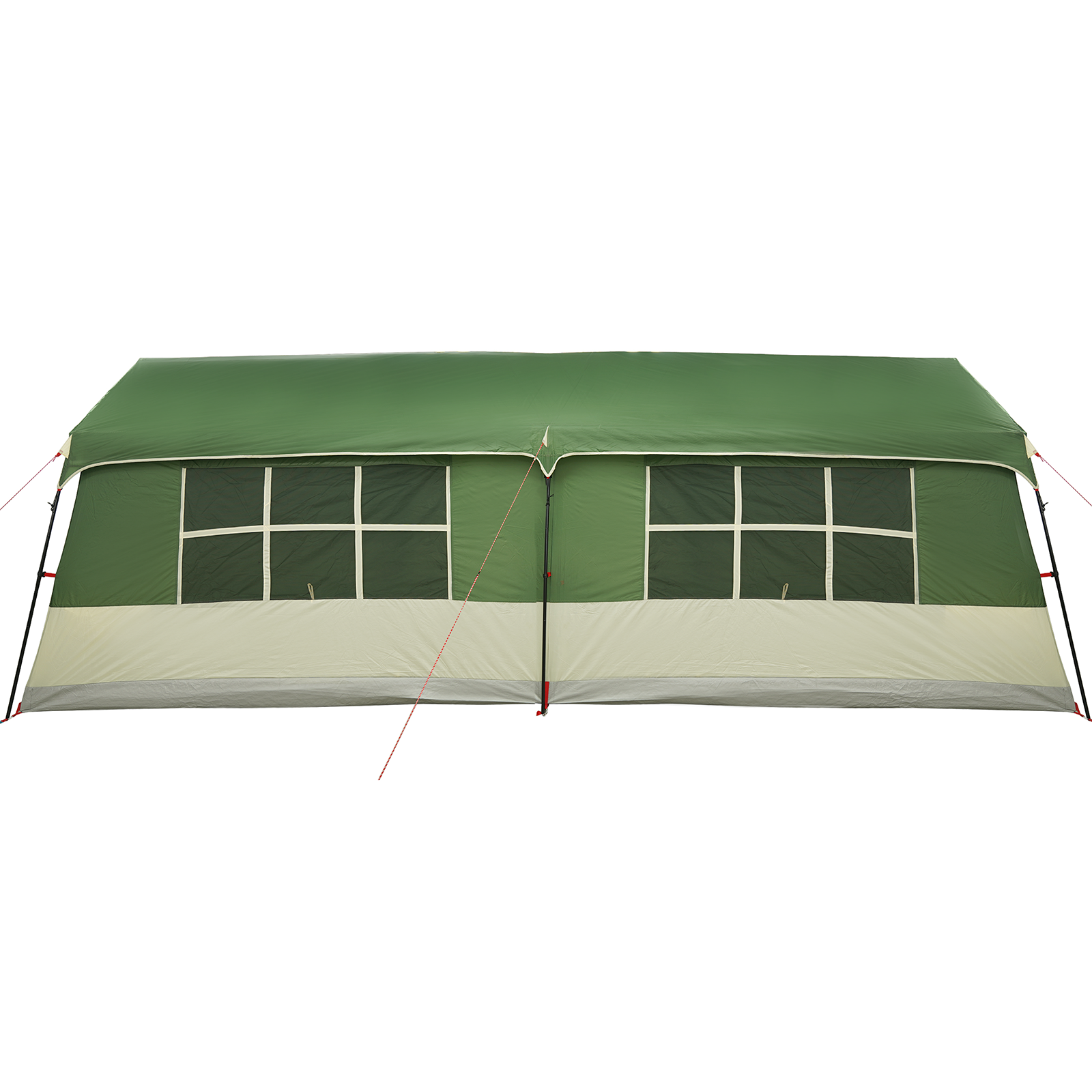 Camping Tent with Windows Green 12-Person Waterproof - Image 7