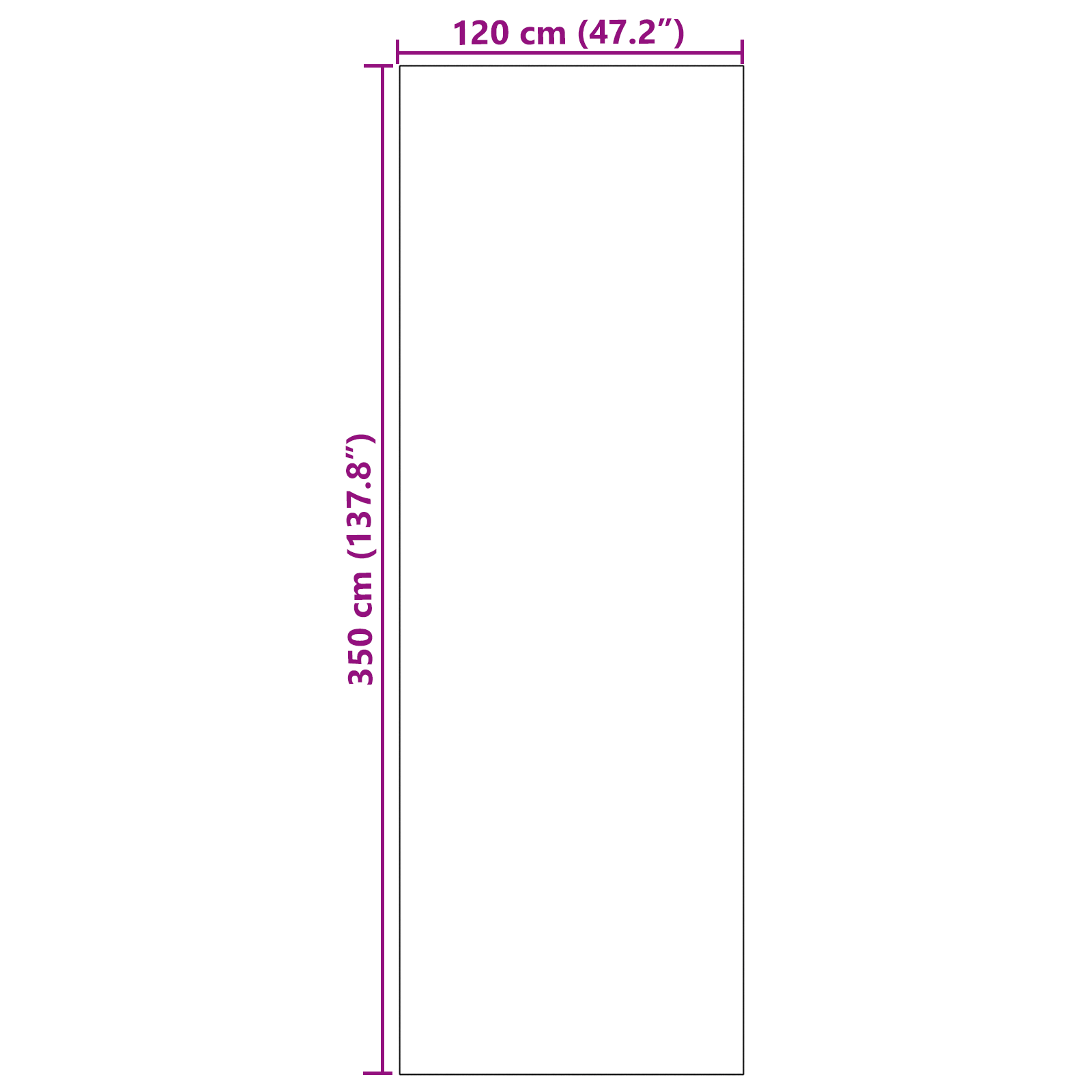 Washable Pink Doormat 120x350 cm - Image 5