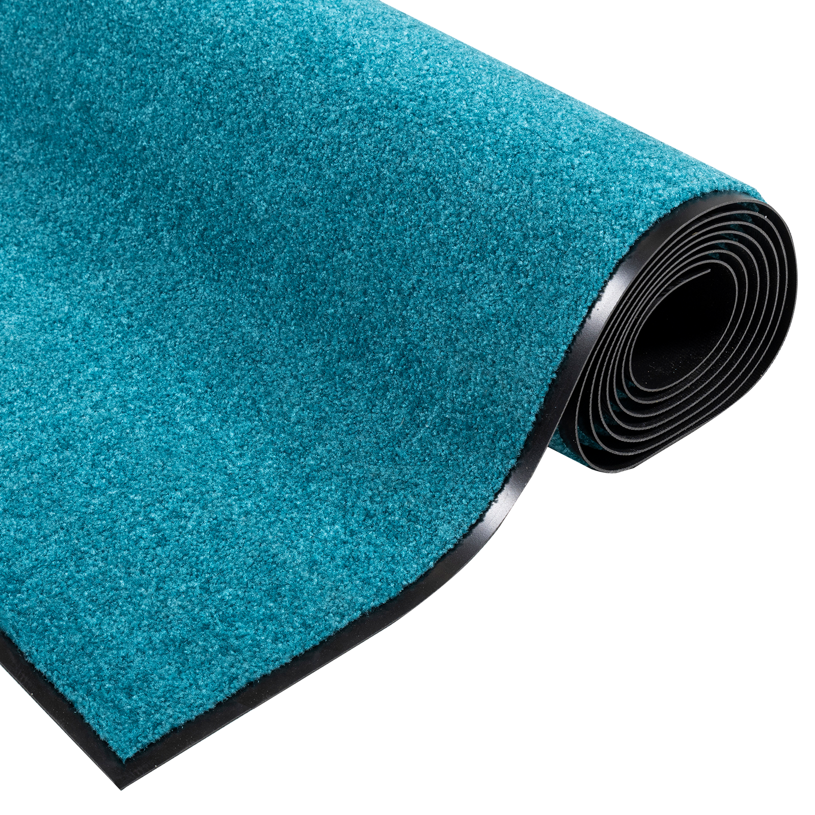 Washable Doormat in Cyan, 120x300 cm - Image 4