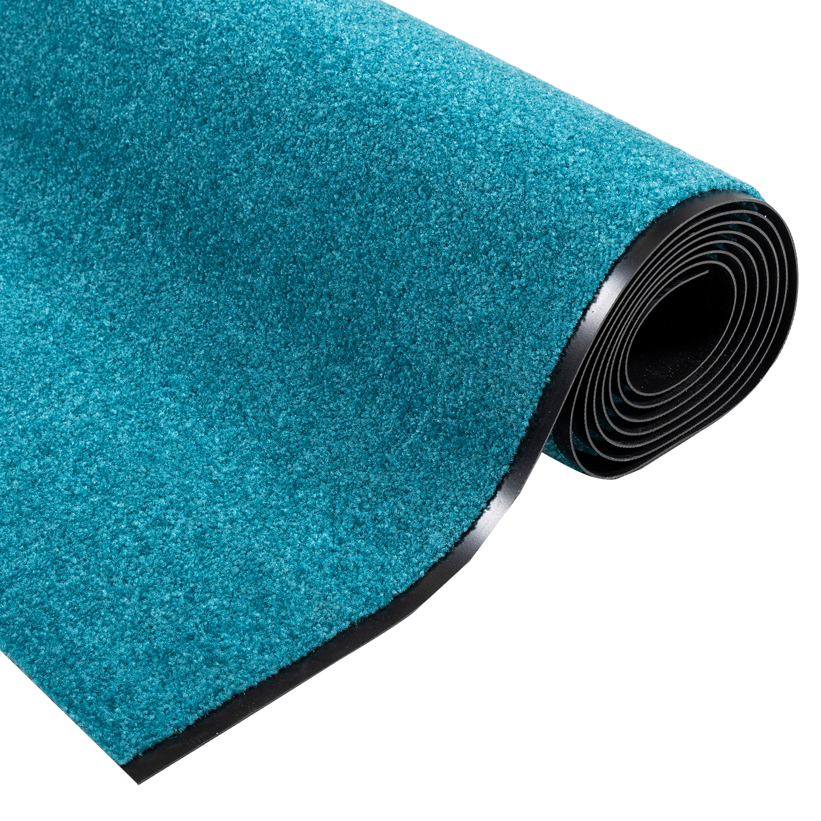 Washable Doormat in Cyan, 120x400 cm - Image 4