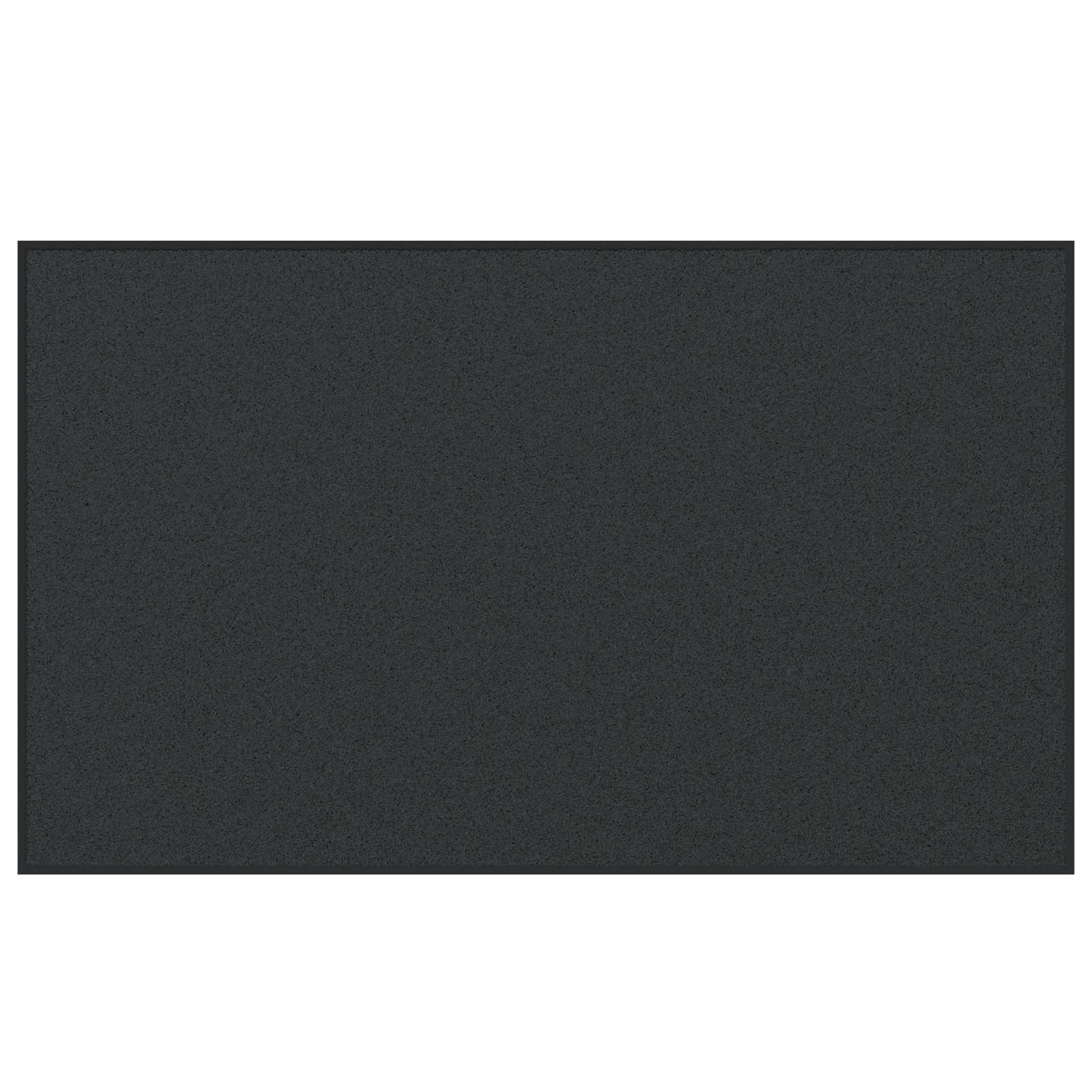 Rectangular Black Door Mat 90x150 cm - Image 2