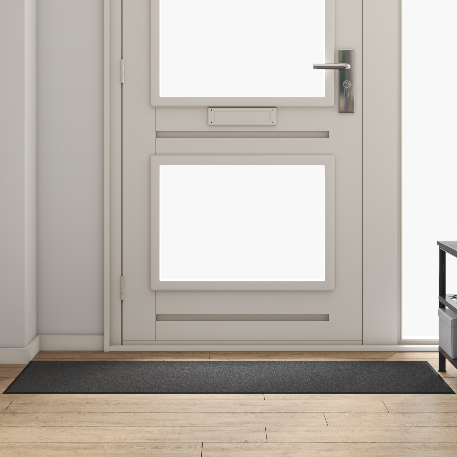 Deurmat Rechthoekig Antraciet 60×180 cm