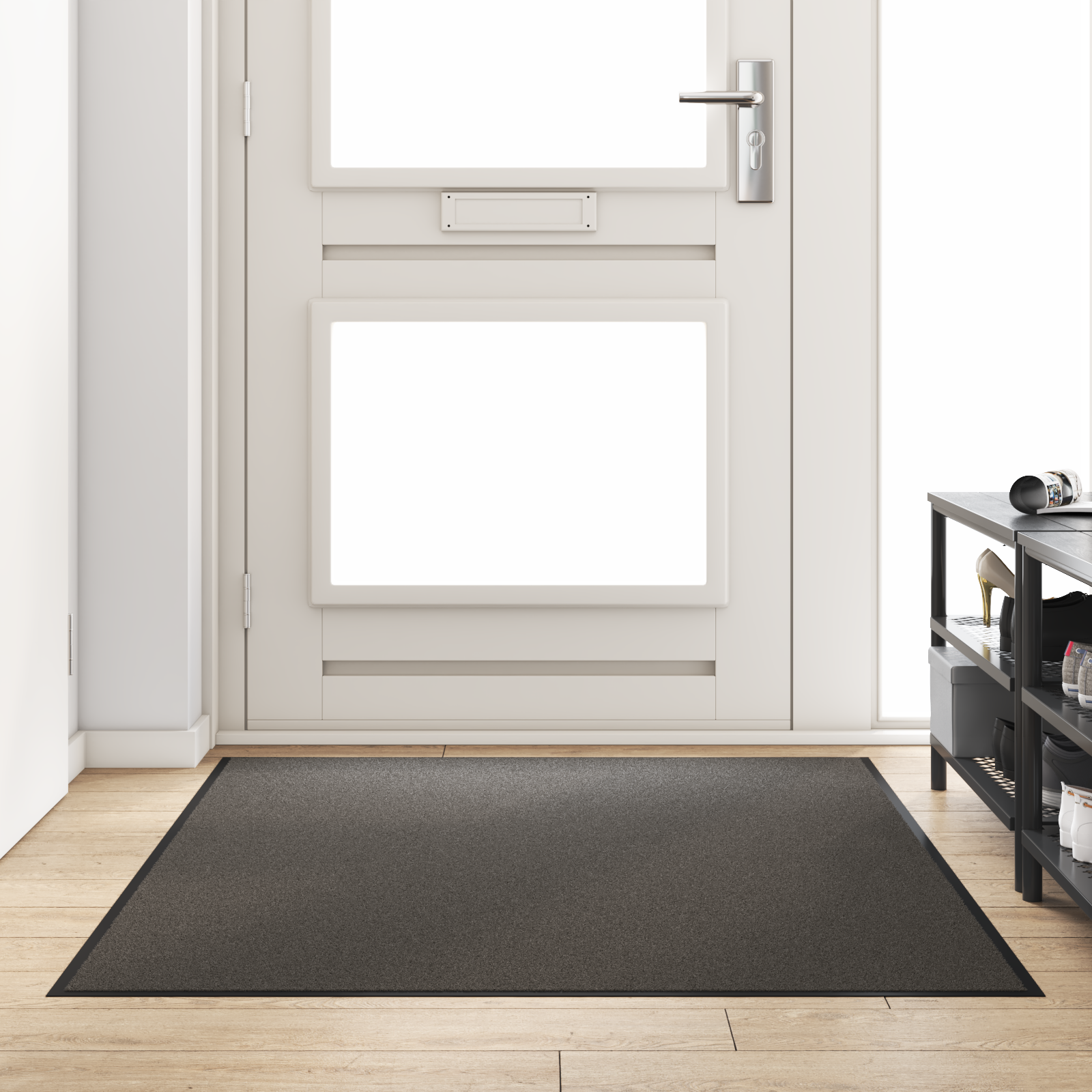 Deurmat Rechthoekig Antraciet 120×180 cm