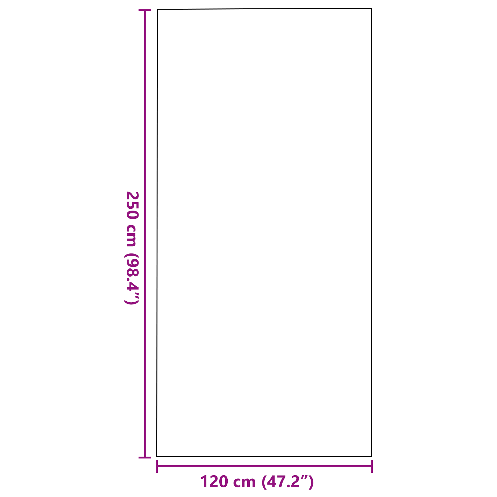 Rectangular Beige Door Mat 120x250 cm - Image 5