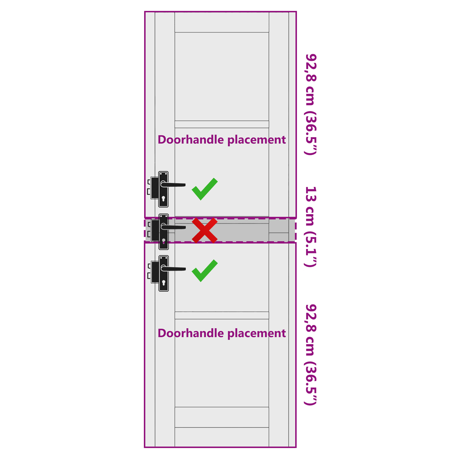 Interior Door "ORKDAL" 61x198.5 cm Solid Wood Pine - Image 11