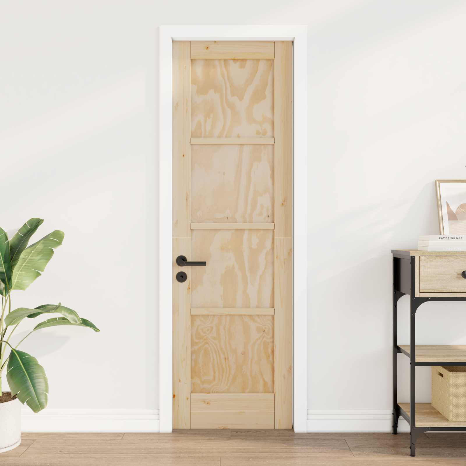 Interior Door "ORKDAL" 61x198.5 cm Solid Wood Pine - Image 3