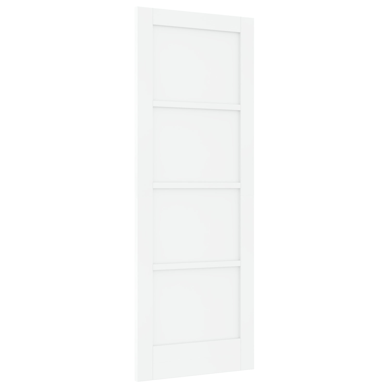 Interior Door "ORKDAL" White 73.5x198.5x4 cm Solid Wood Pine - Image 2