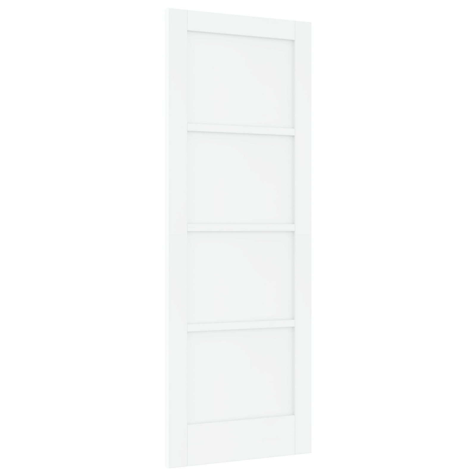 Interior Door "ORKDAL" White 73.5x198.5x4 cm Solid Wood Pine - Image 6