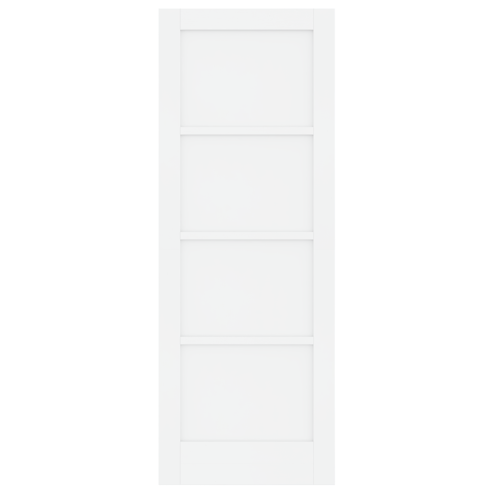 Interior Door "ORKDAL" White 73.5x198.5x4 cm Solid Wood Pine - Image 8