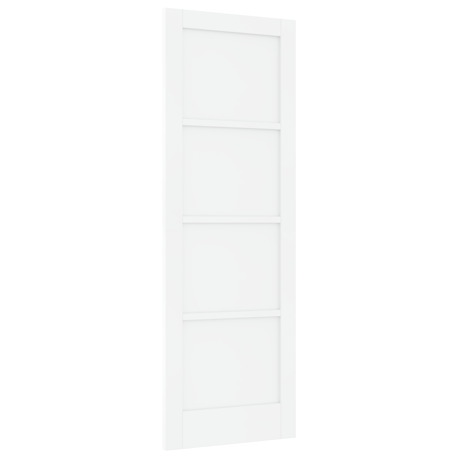 Interior Door "ORKDAL" White 73.5x211x4 cm Solid Wood Pine - Image 2