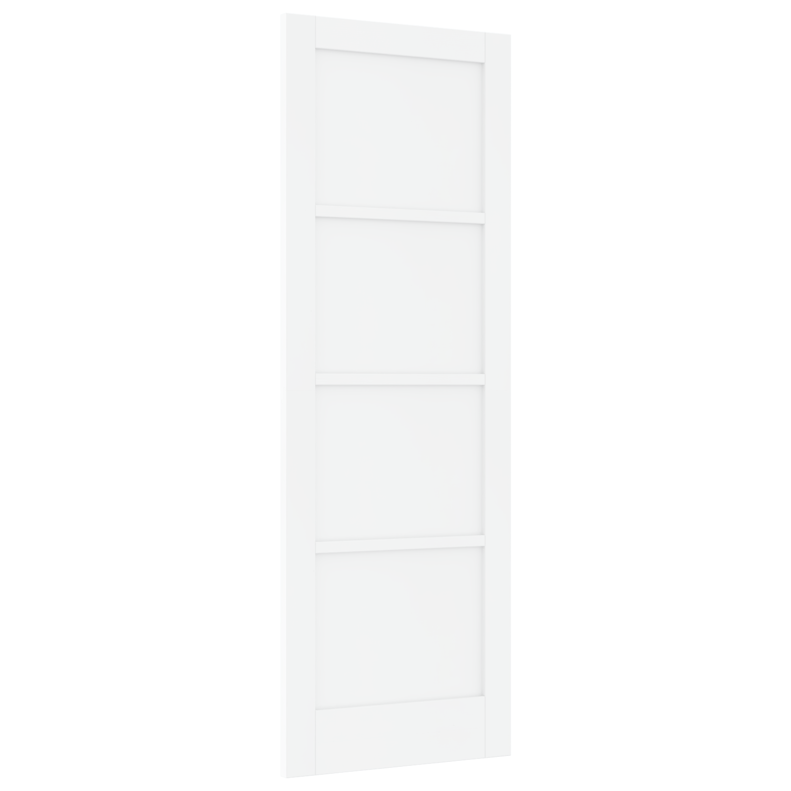 Interior Door "ORKDAL" White 73.5x211x4 cm Solid Wood Pine - Image 4