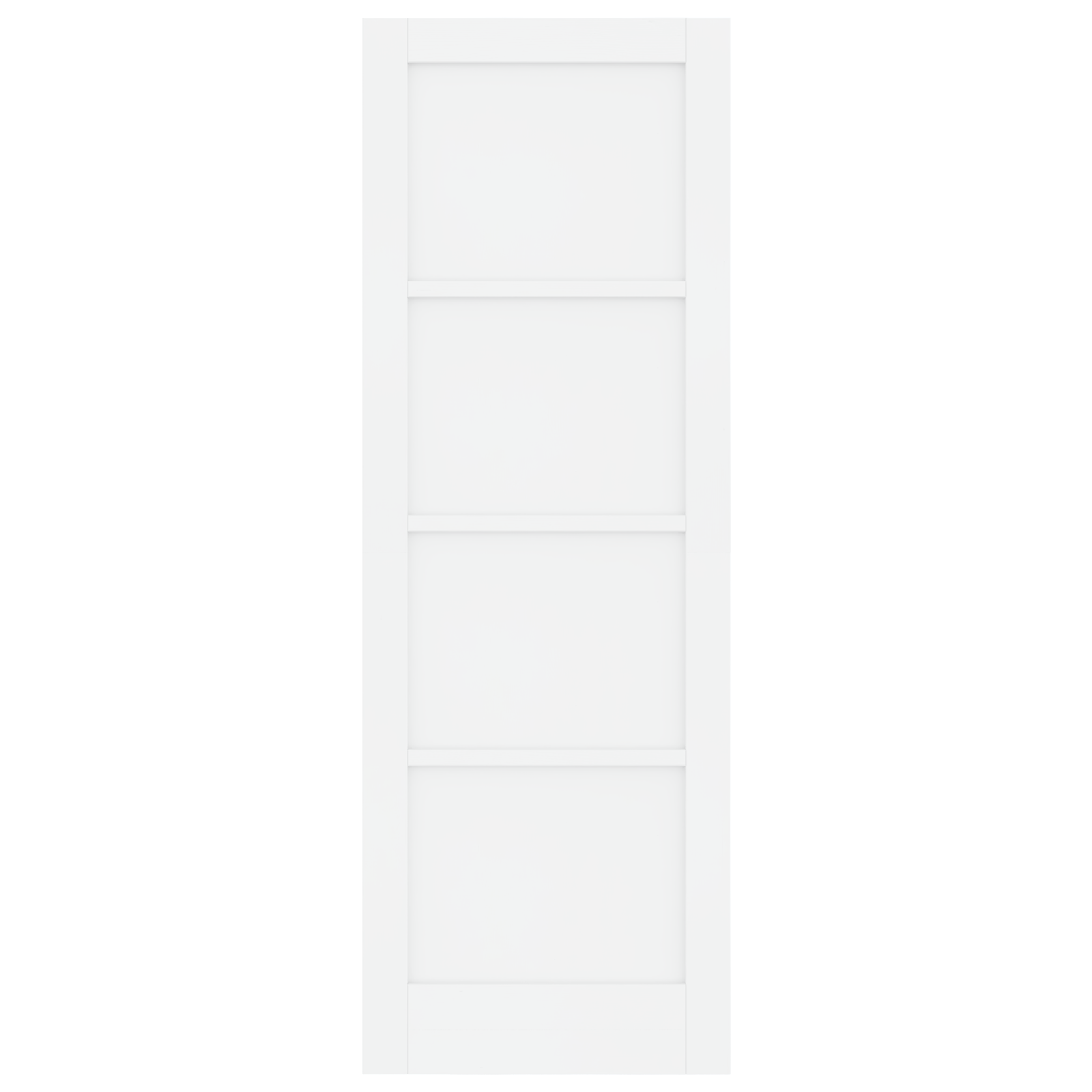 Interior Door "ORKDAL" White 73.5x211x4 cm Solid Wood Pine - Image 5