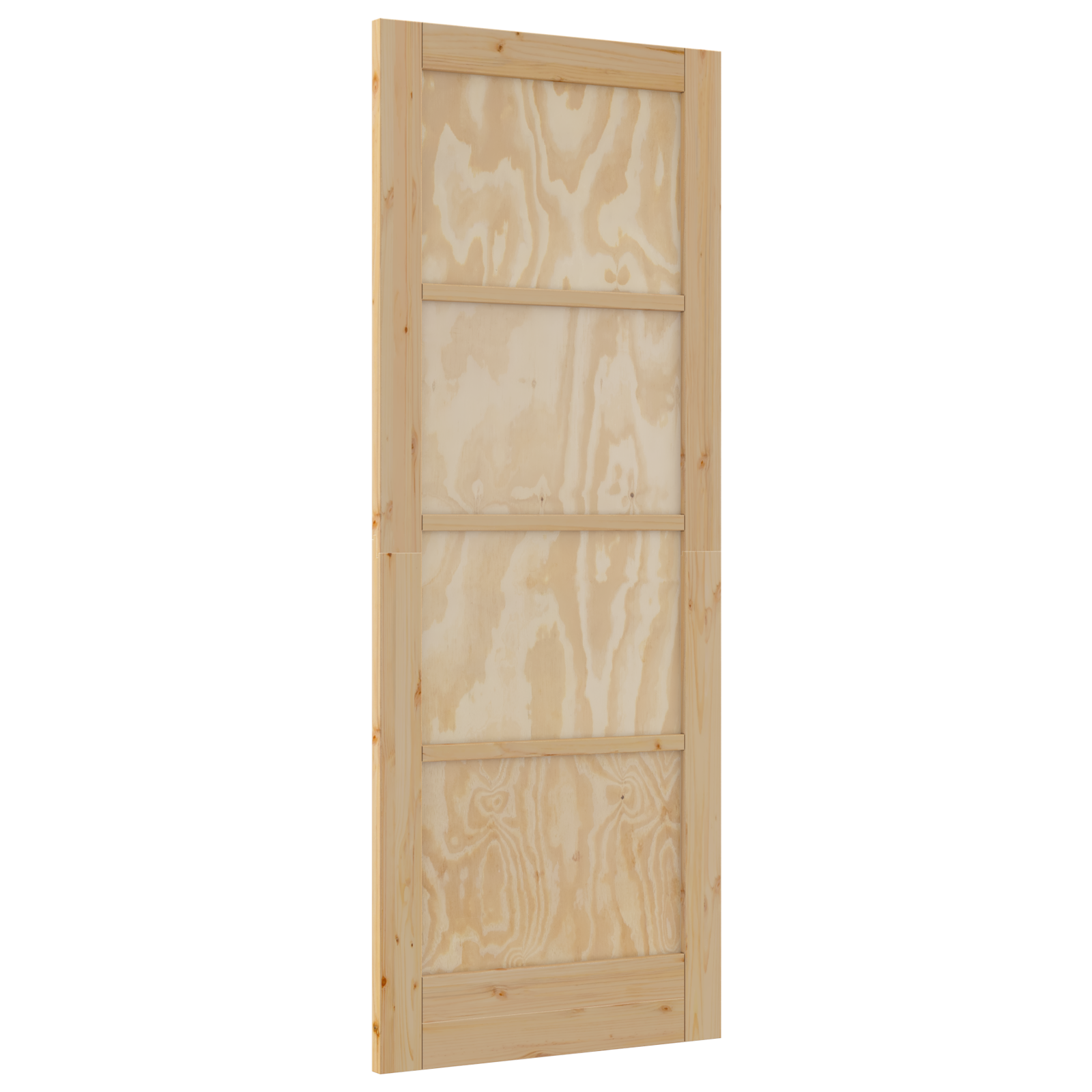 Interior Door "ORKDAL" 78x202x4 cm Solid Wood Pine - Image 2