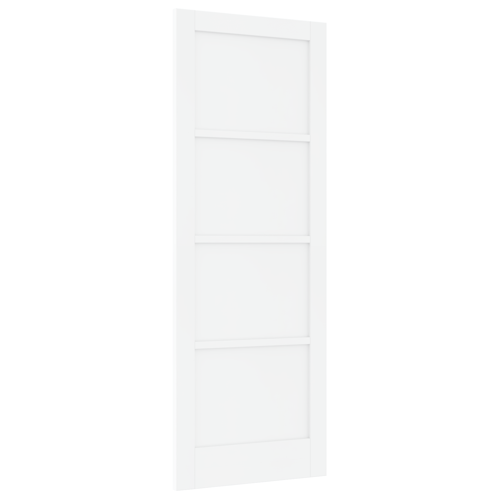 Interior Door "ORKDAL" White 78x211x4 cm Solid Wood Pine - Image 4