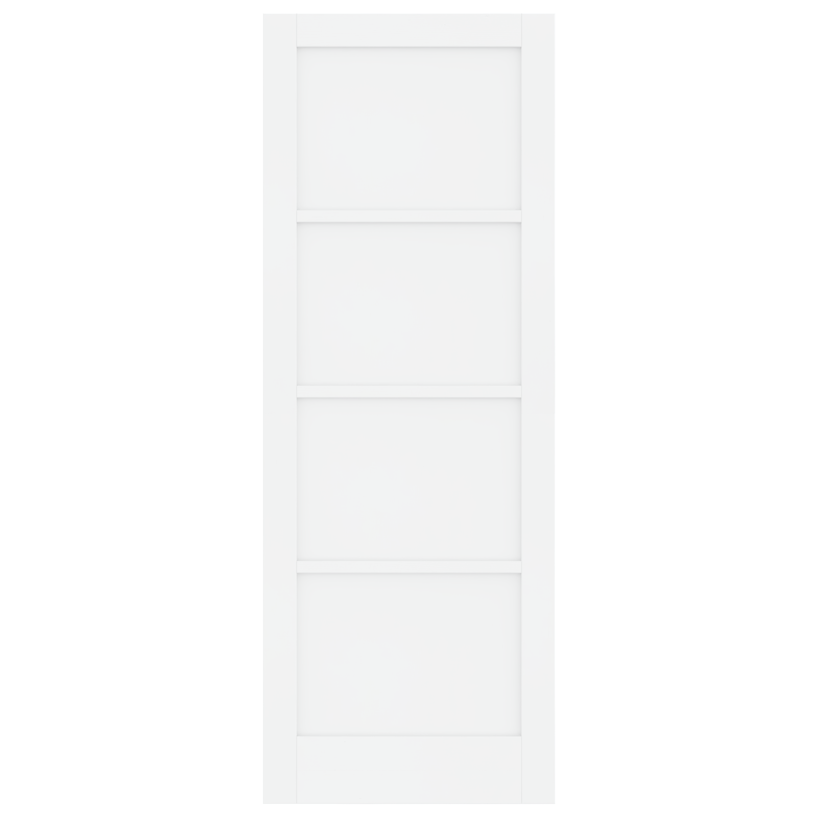 Interior Door "ORKDAL" White 78x211x4 cm Solid Wood Pine - Image 5