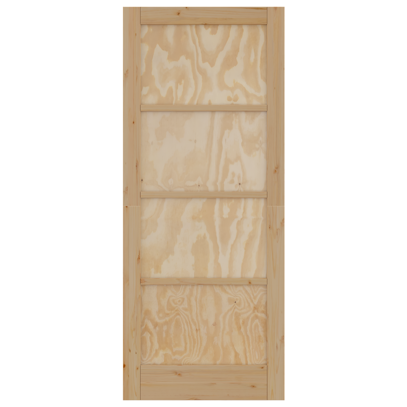 Interior Door "ORKDAL" 83x202x4 cm Solid Wood Pine - Image 6
