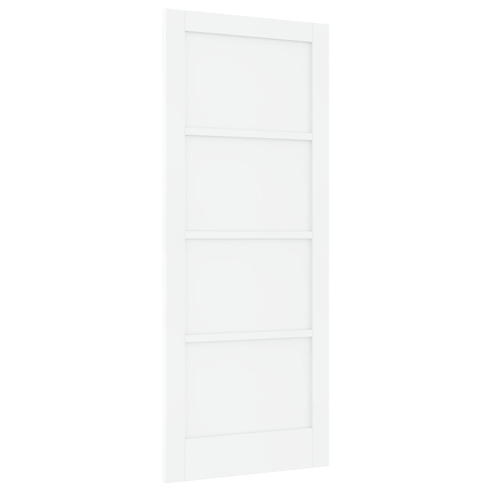 Interior Door 'ORKDAL'White 83x202x4 cm Solid Wood Pine - Image 2