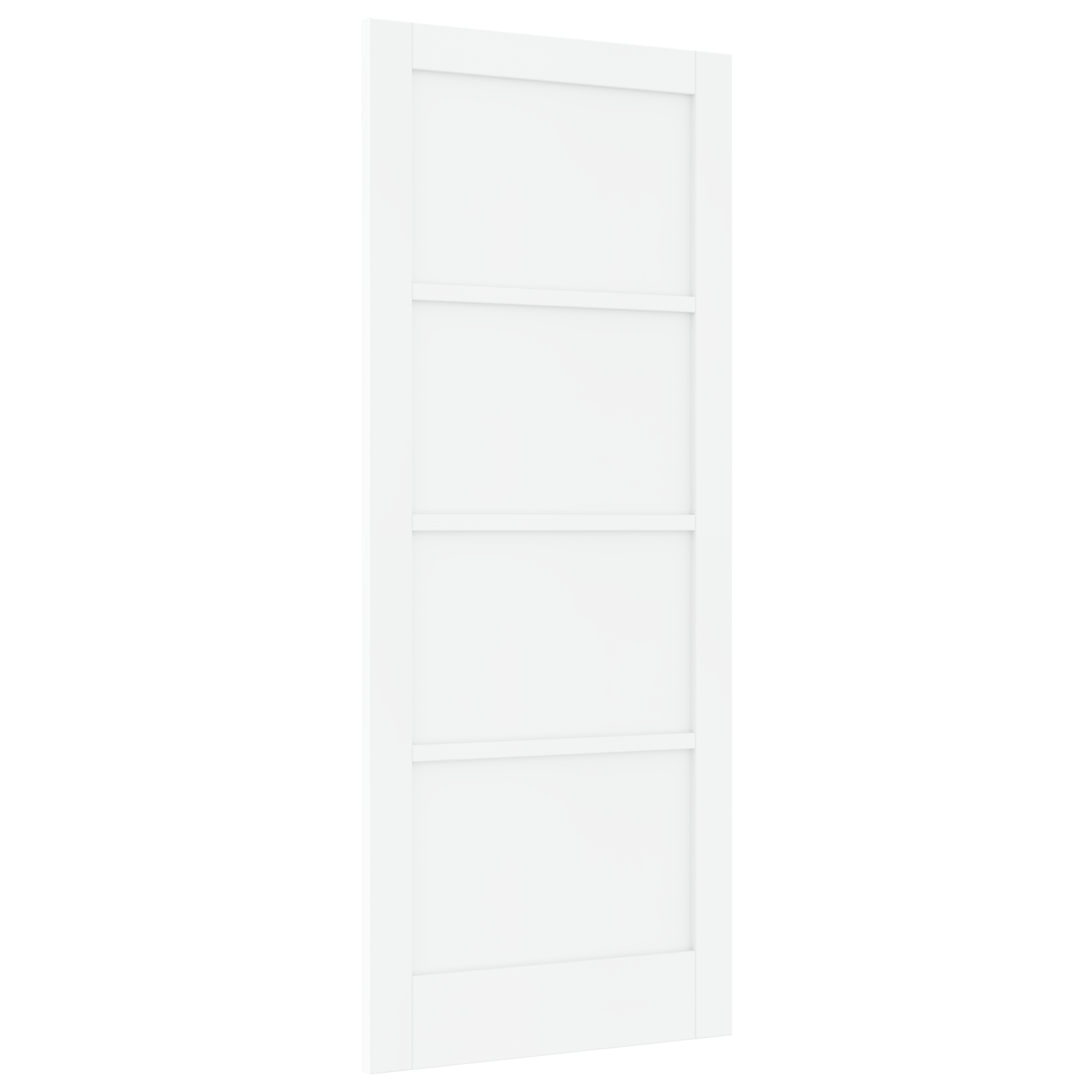 Interior Door 'ORKDAL'White 83x202x4 cm Solid Wood Pine - Image 5