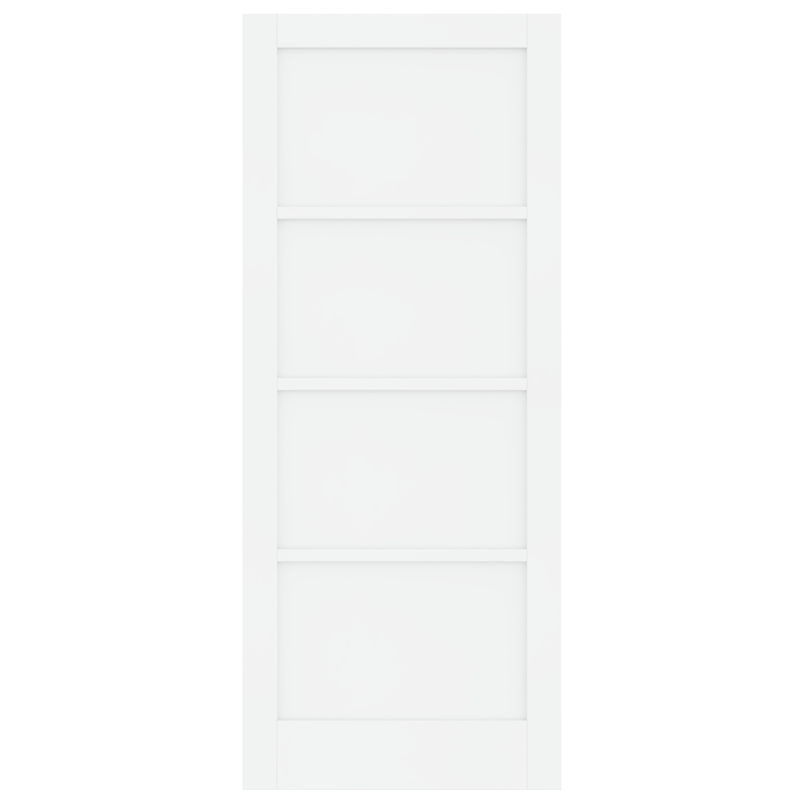Interior Door 'ORKDAL'White 83x202x4 cm Solid Wood Pine - Image 7