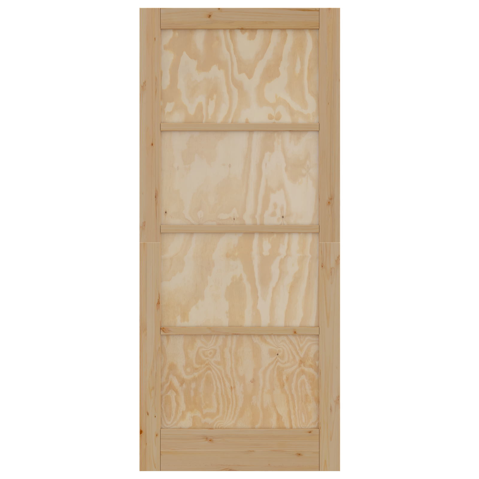 Interior Door "ORKDAL" 86x198.5x4 cm Solid Wood Pine - Image 5