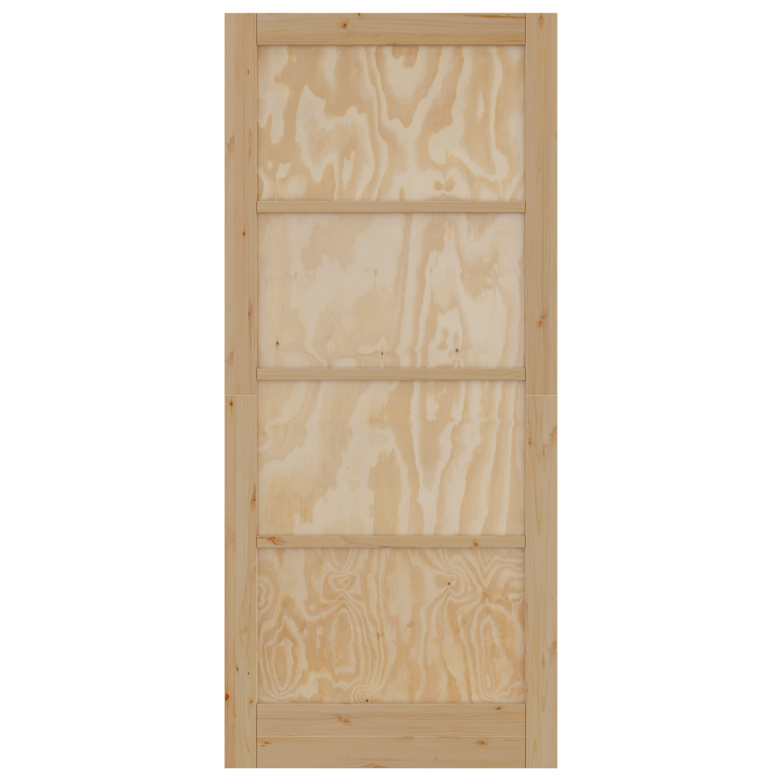 Interior Door "ORKDAL" 93x211x4 cm Solid Wood Pine - Image 6