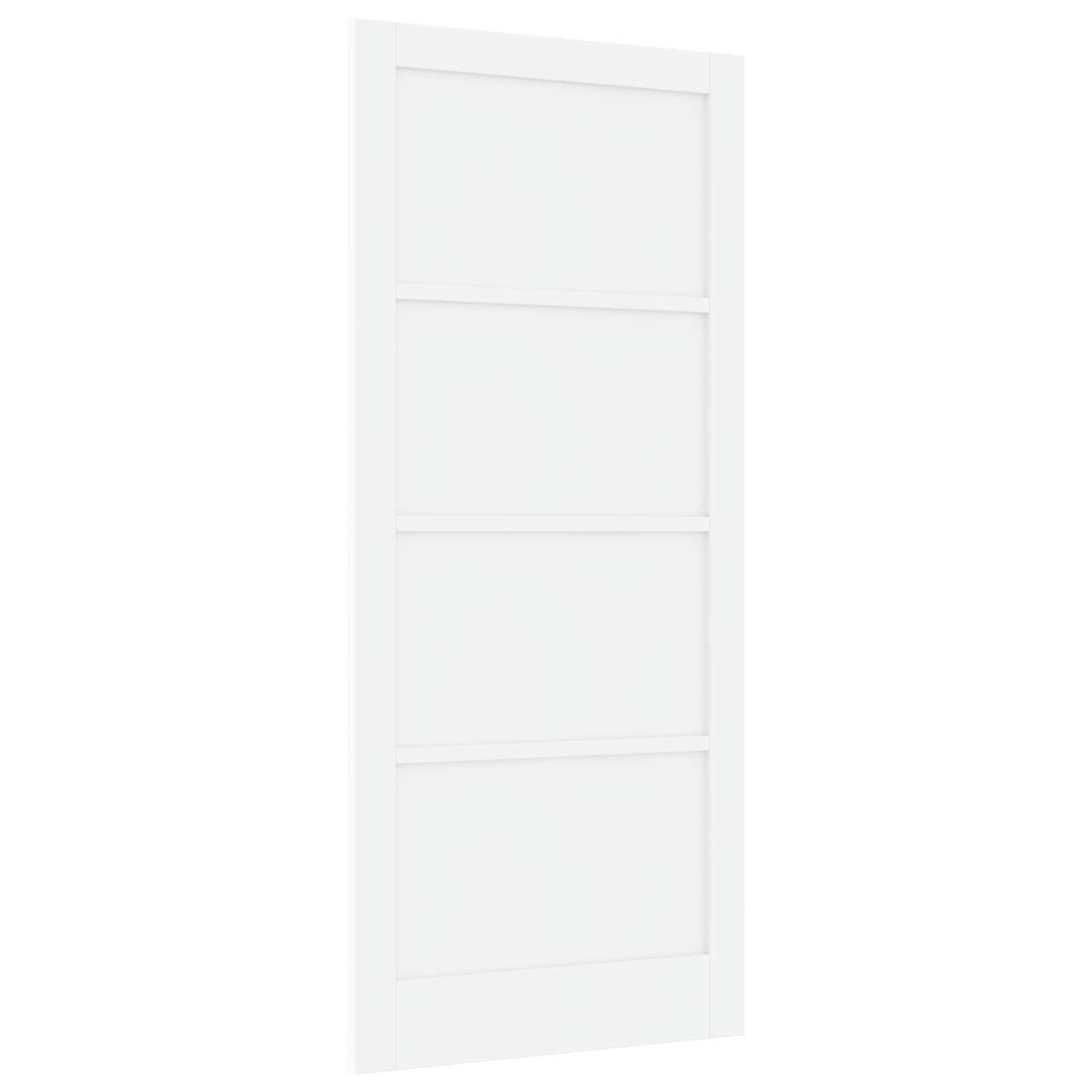 Interior Door "ORKDAL" White 93x211x4 cm Solid Wood Pine - Image 5