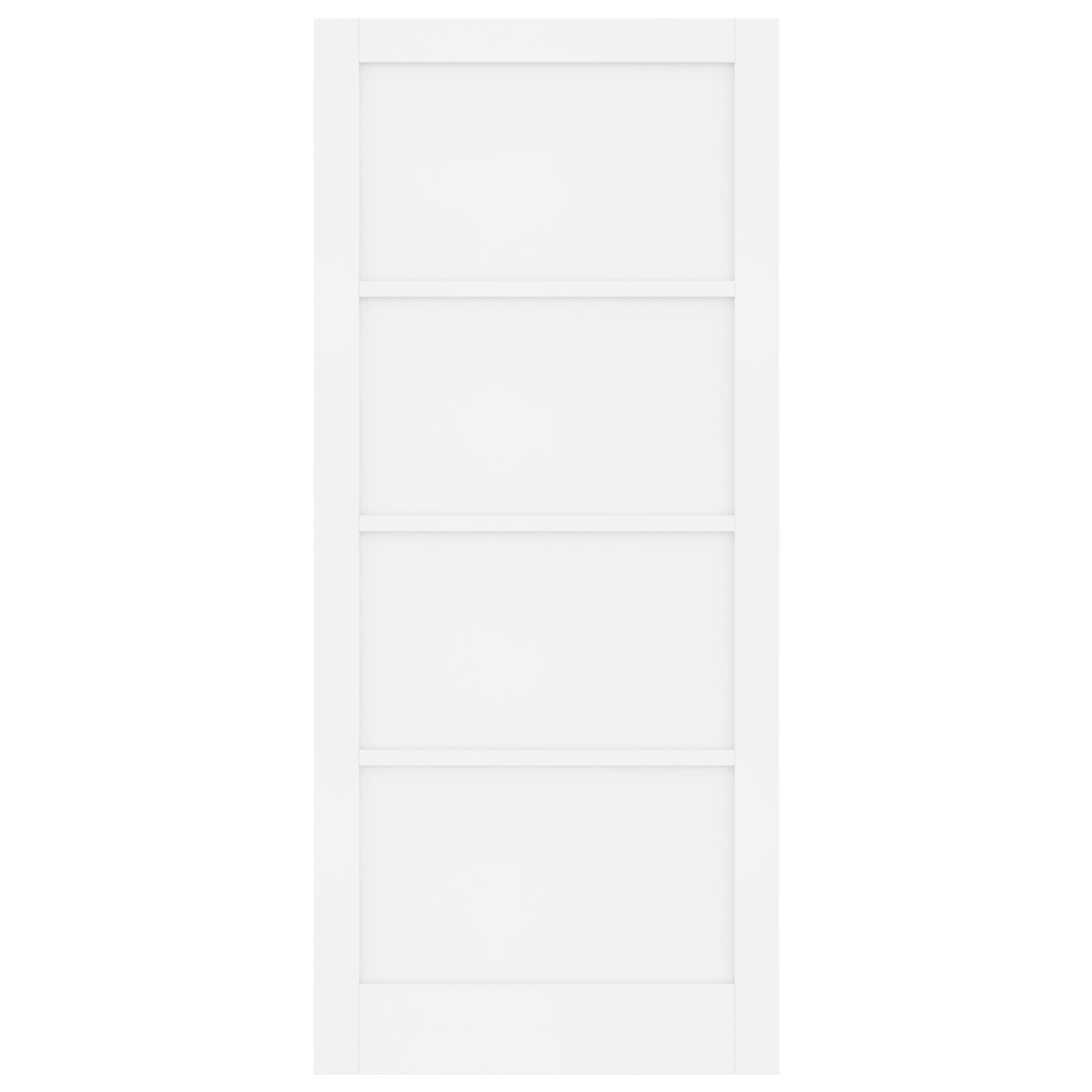 Interior Door "ORKDAL" White 93x211x4 cm Solid Wood Pine - Image 6