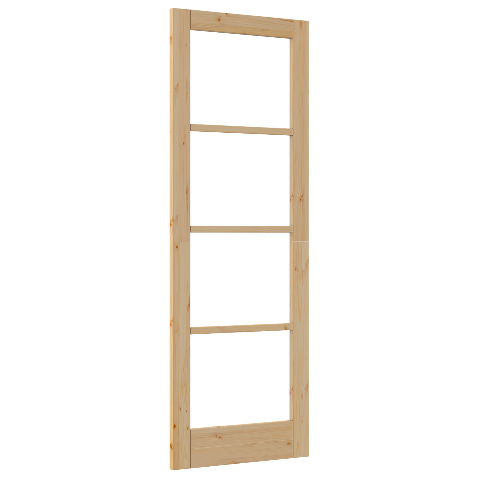 Interior Door with Glass "ORKDAL" 73,5x211x4 cm Solid Wood Pine - Image 2
