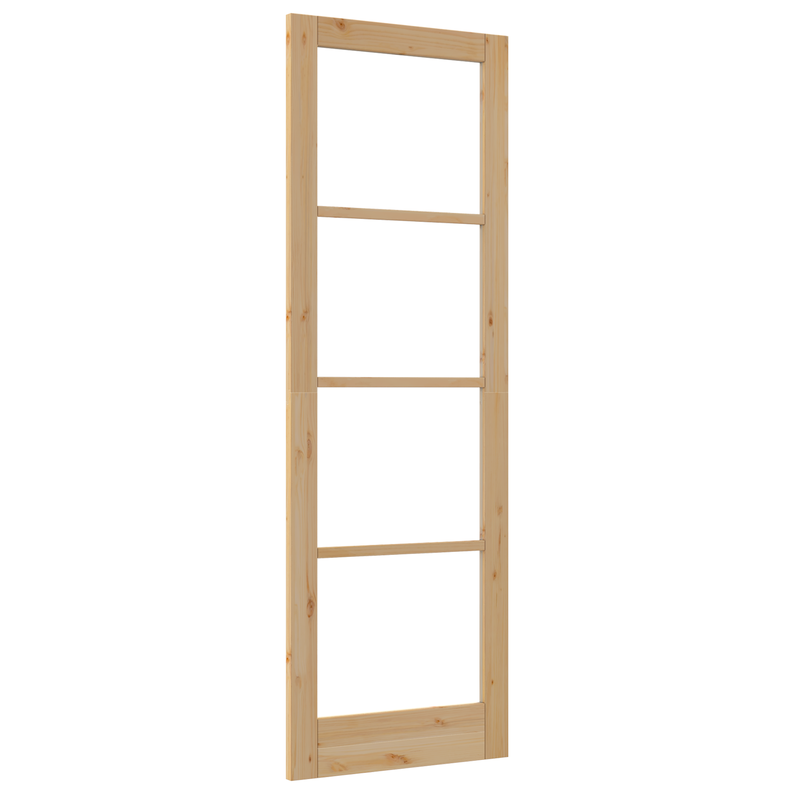 Interior Door with Glass "ORKDAL" 78x232x4 cm Solid Wood Pine - Image 9