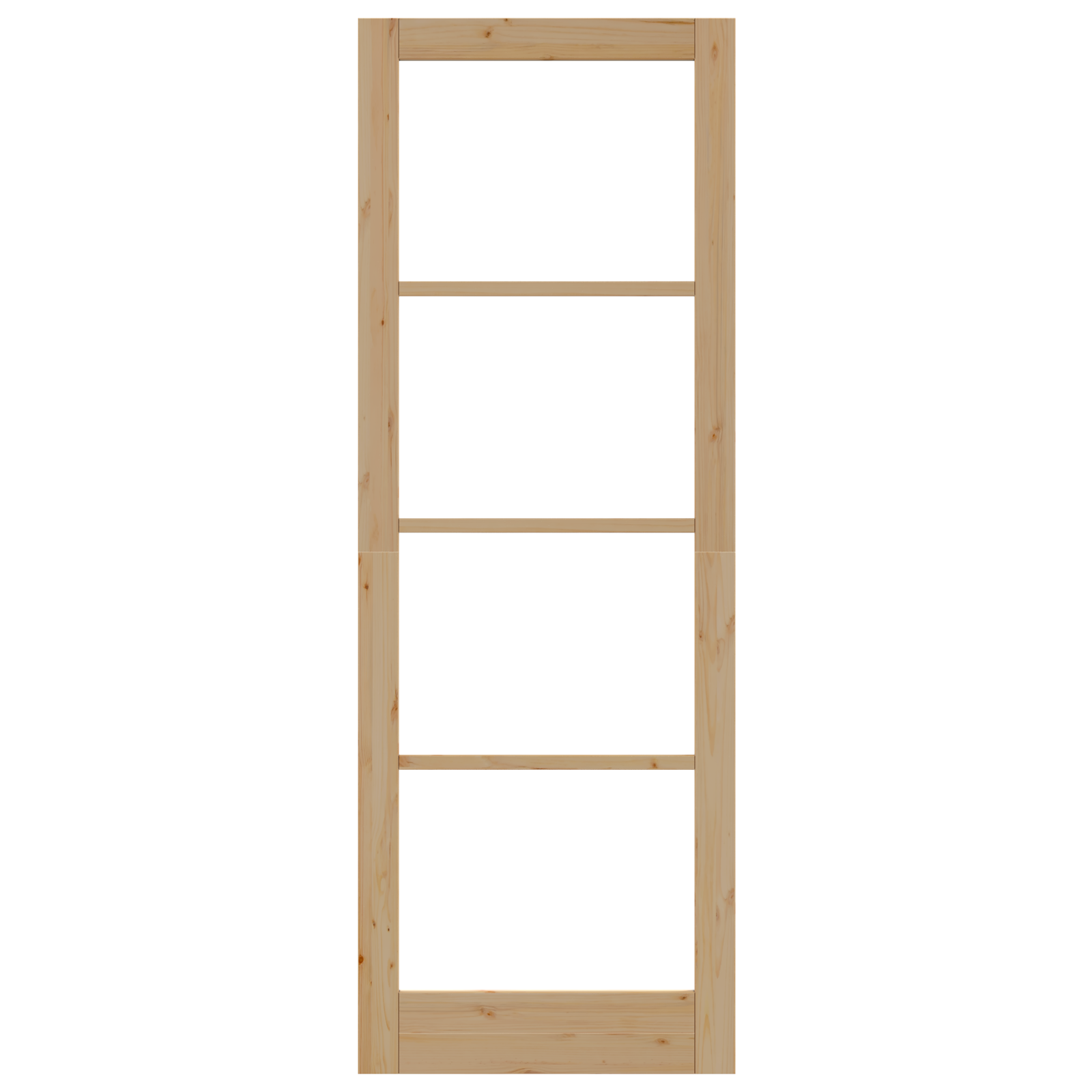 Interior Door with Glass "ORKDAL" 83x232x4 cm Solid Wood Pine - Image 5