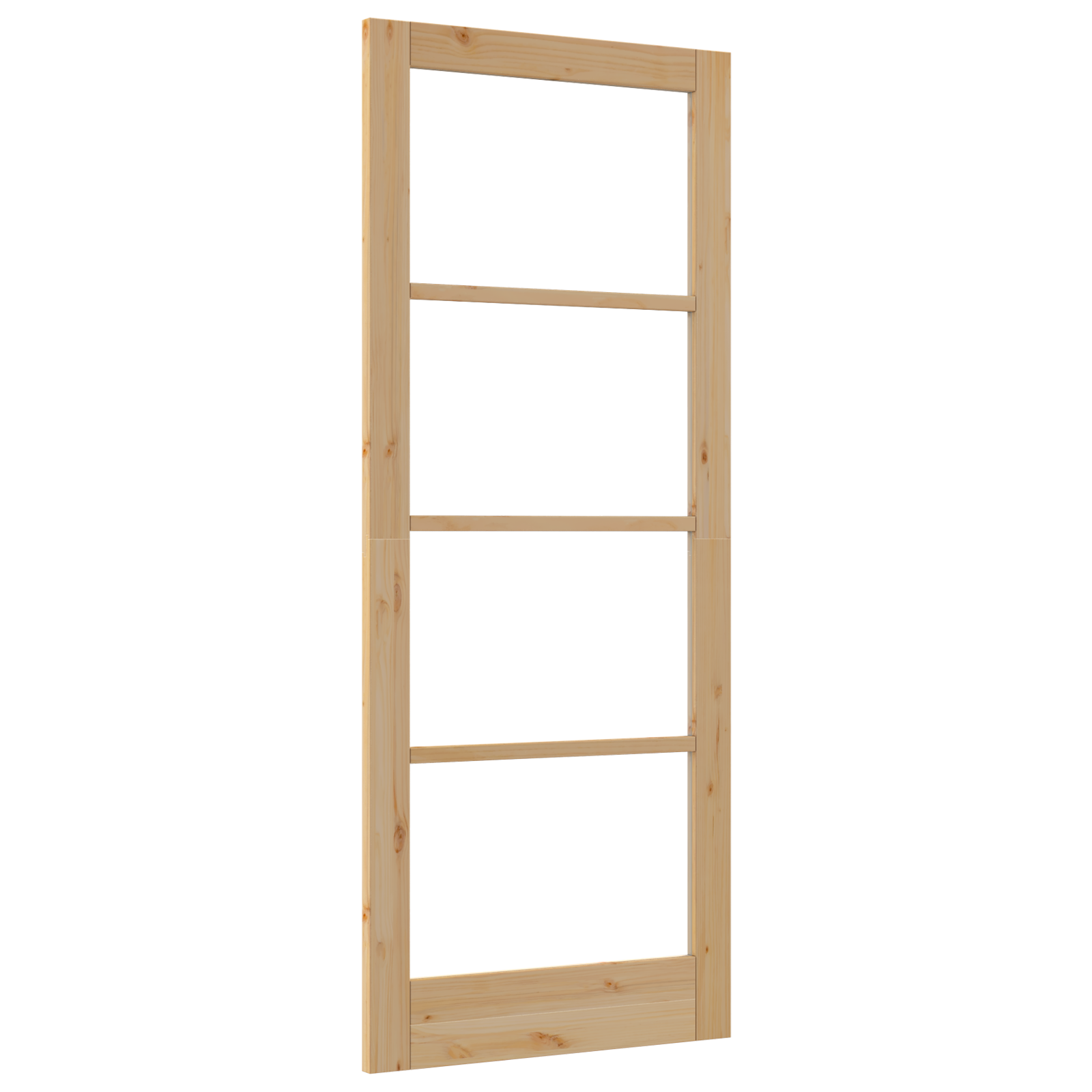 Interior Door with Glass "ORKDAL" 86x211x4 cm Solid Wood Pine - Image 9