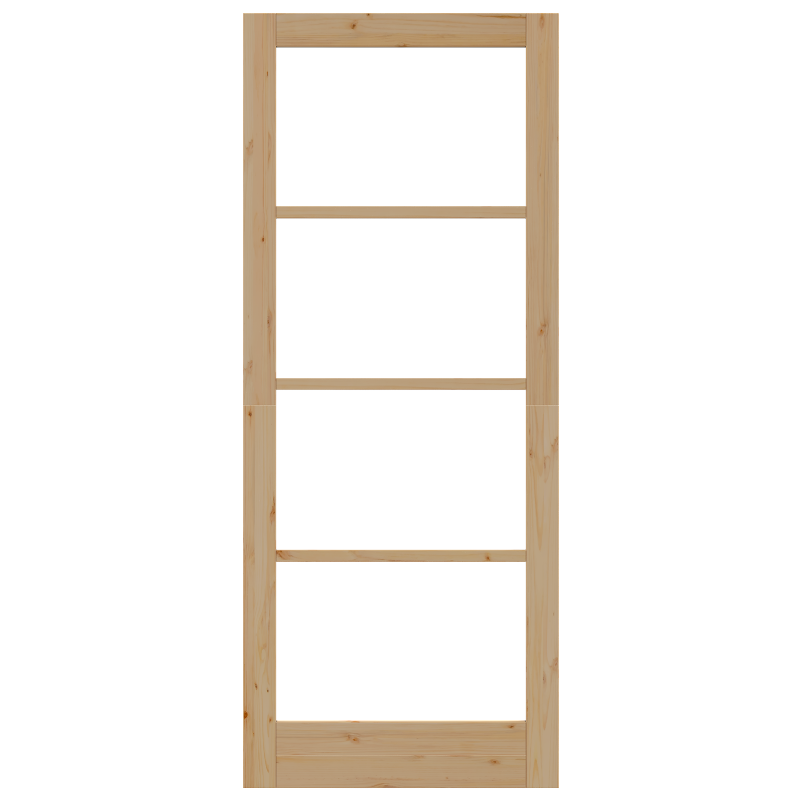 Interior Door with Glass "ORKDAL" 86x211x4 cm Solid Wood Pine - Image 5