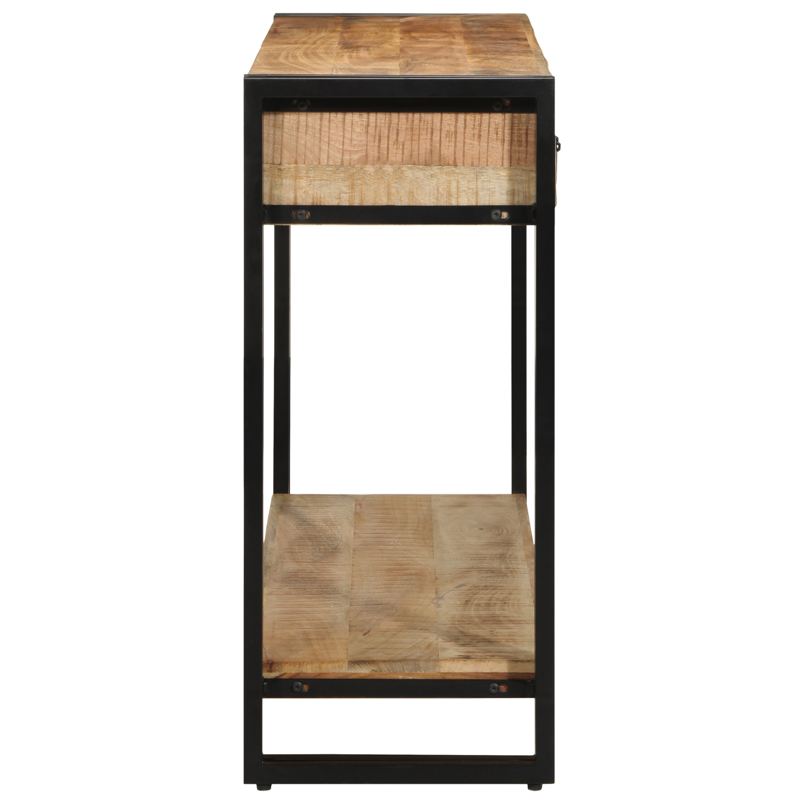 Console Table 120x33x75 cm Solid Rough Wood Mango - Image 6