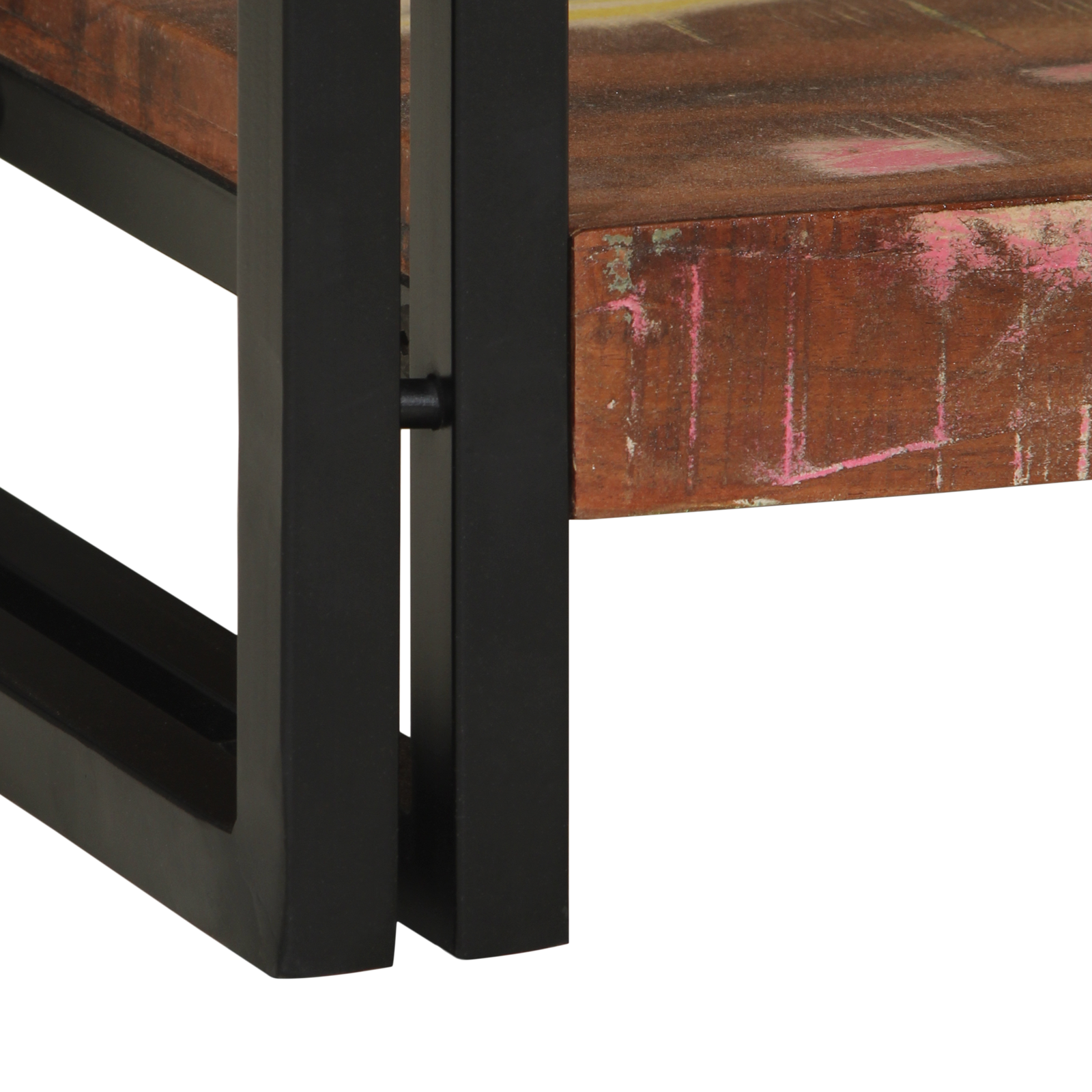 Console Table Multicolour 120x33x75 cm Solid Wood Reclaimed - Image 9