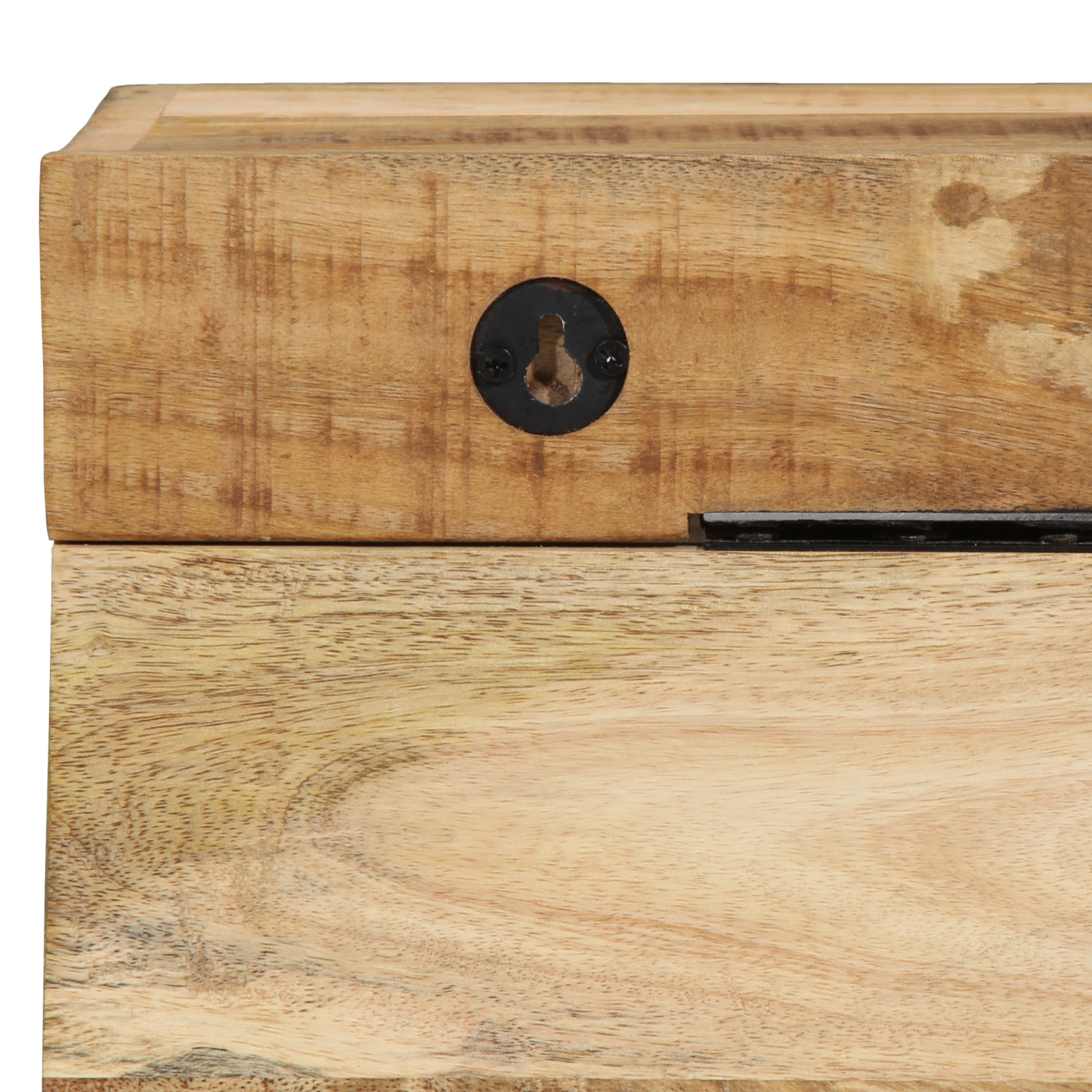 Coat Rack with Shelf Wall Mounted Solid Mango Wood and Metal - Image 9