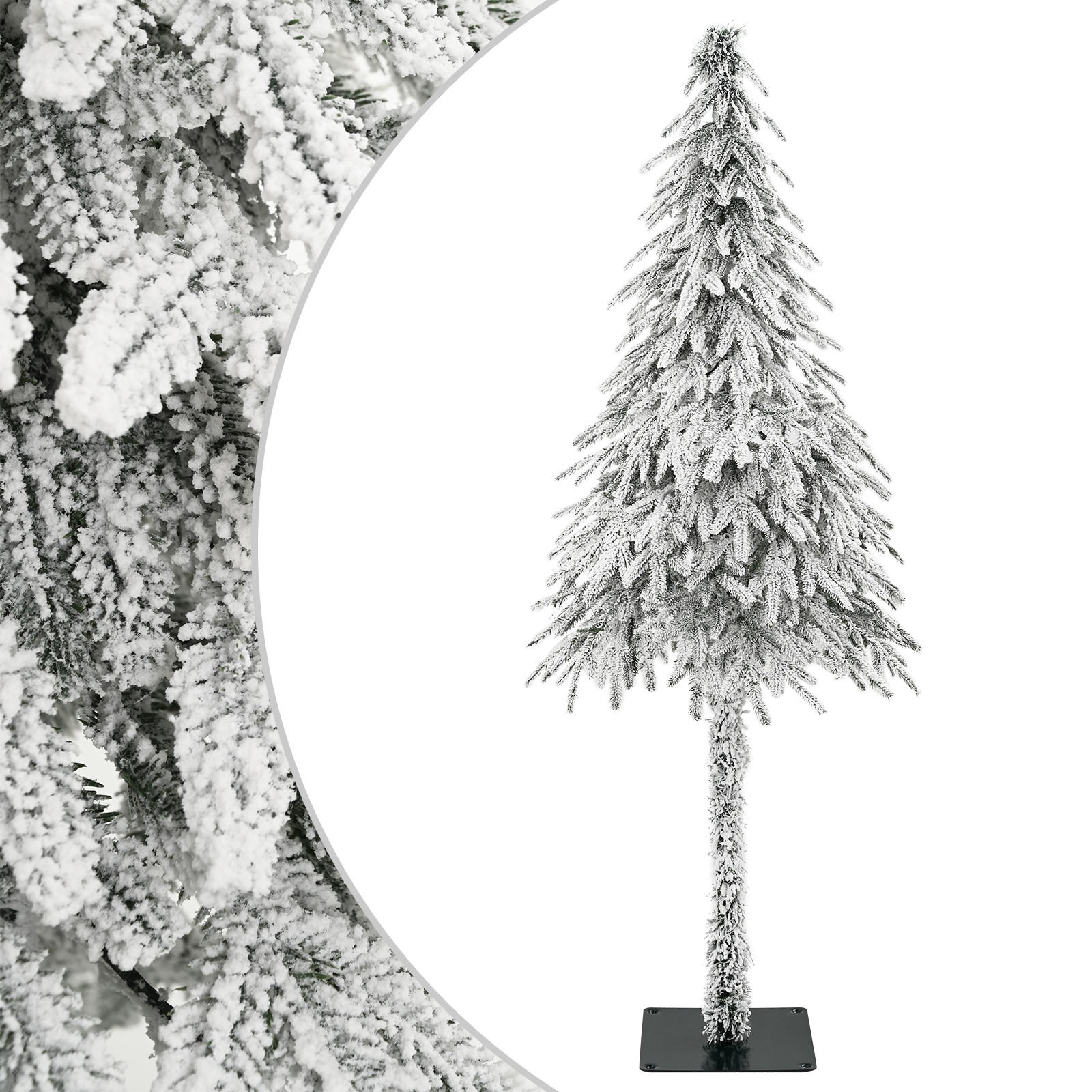 White Christmas Tree White PVC 150 cm White Christmas Tree