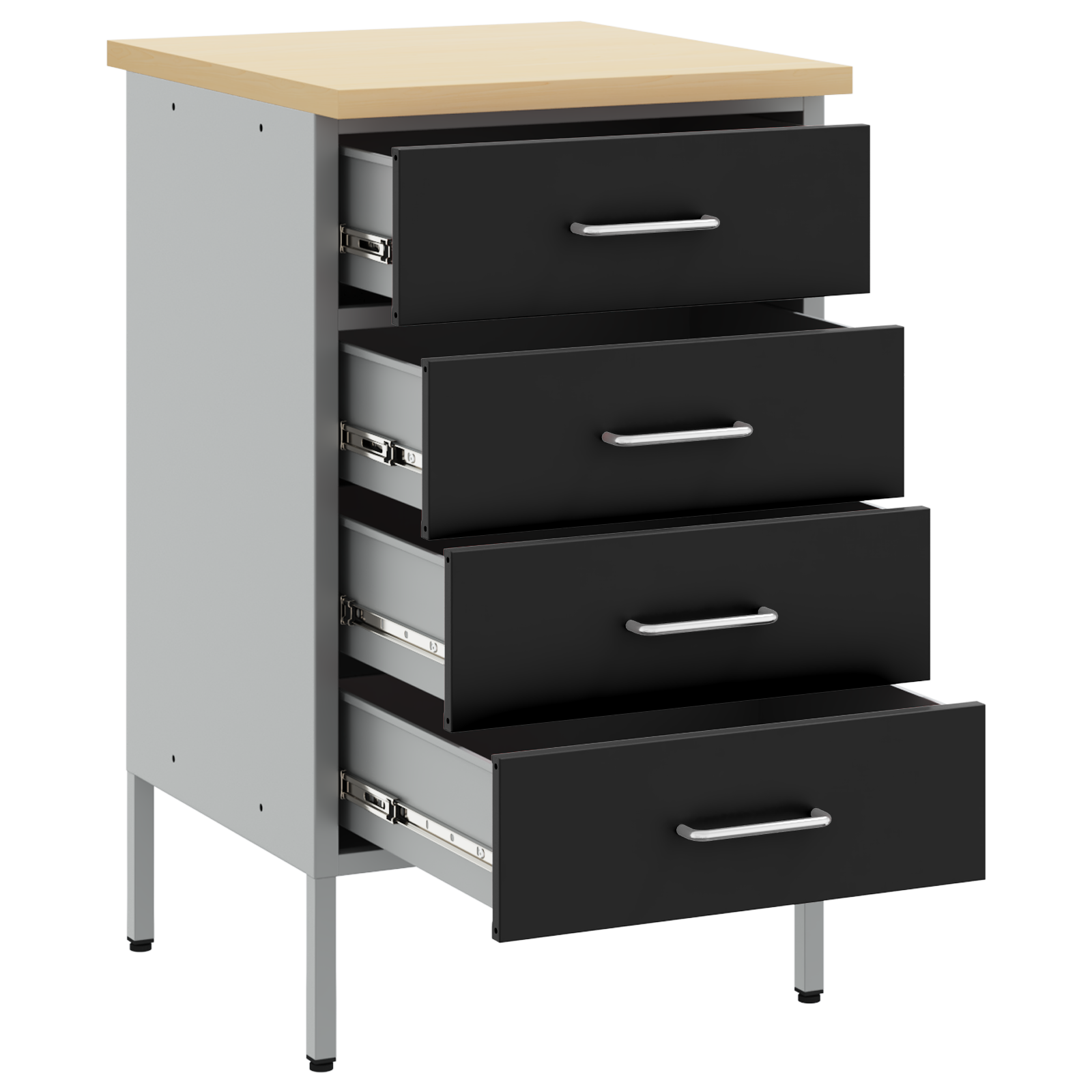 Werkbank Poedergecoat staal Industriële Werkplaats Tafel Garagebank Setup vidaXL - Afbeelding 28 van 44