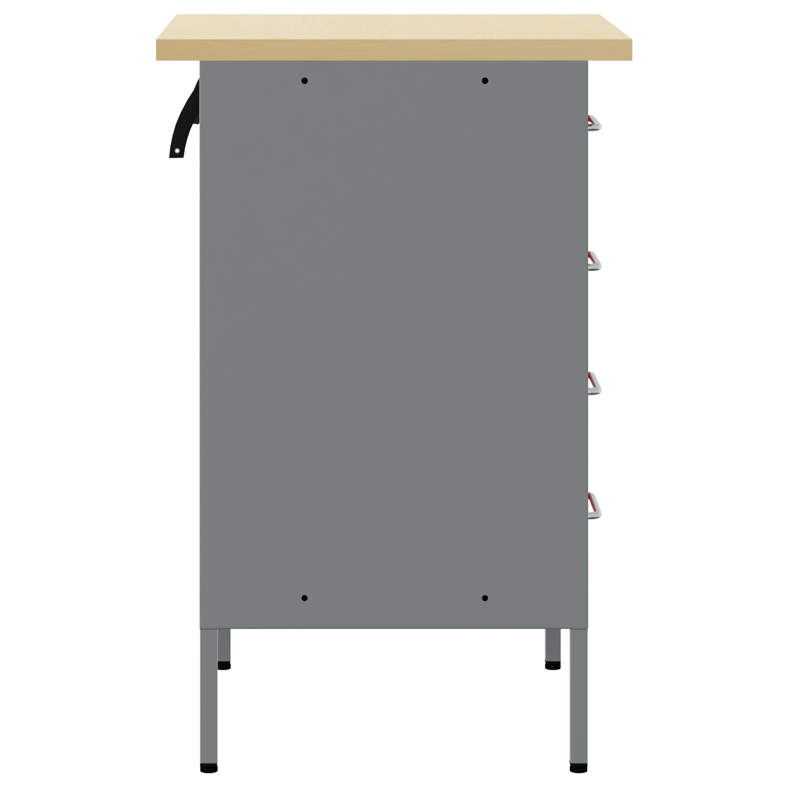 Werkbank Poedergecoat staal Industriële Werkplaats Tafel Garagebank Setup vidaXL - Afbeelding 41 van 44