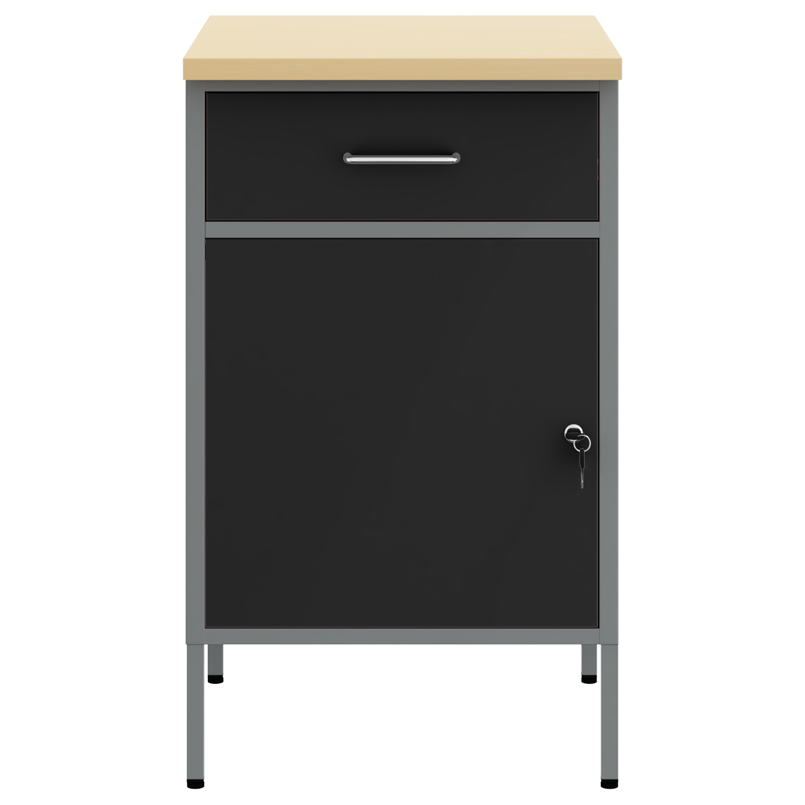 Work Cabinet Black 50x55x84 cm Steel - Image 6