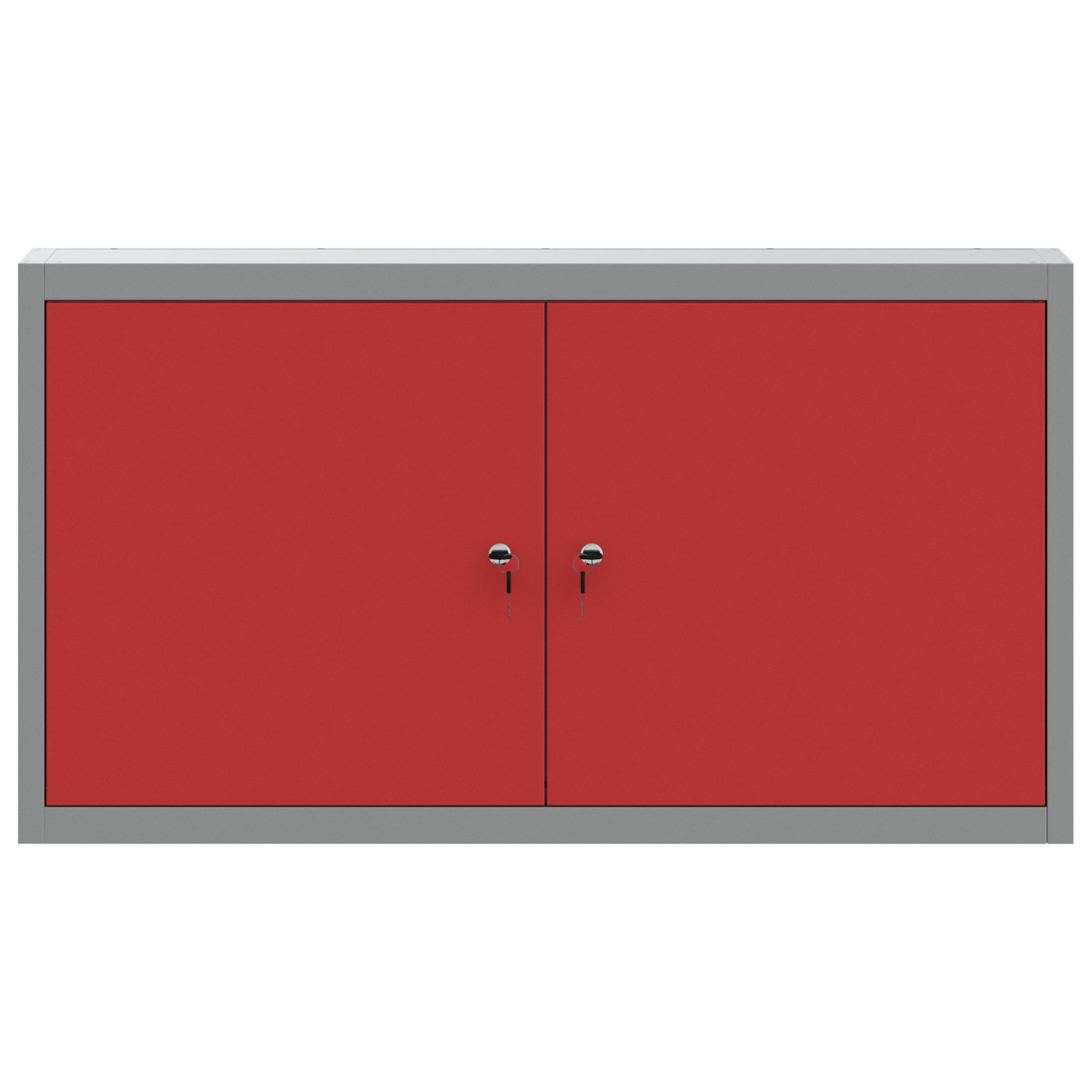 Tool Cabinet Wall-Mounted Red 100x20x55 cm Steel - Image 7