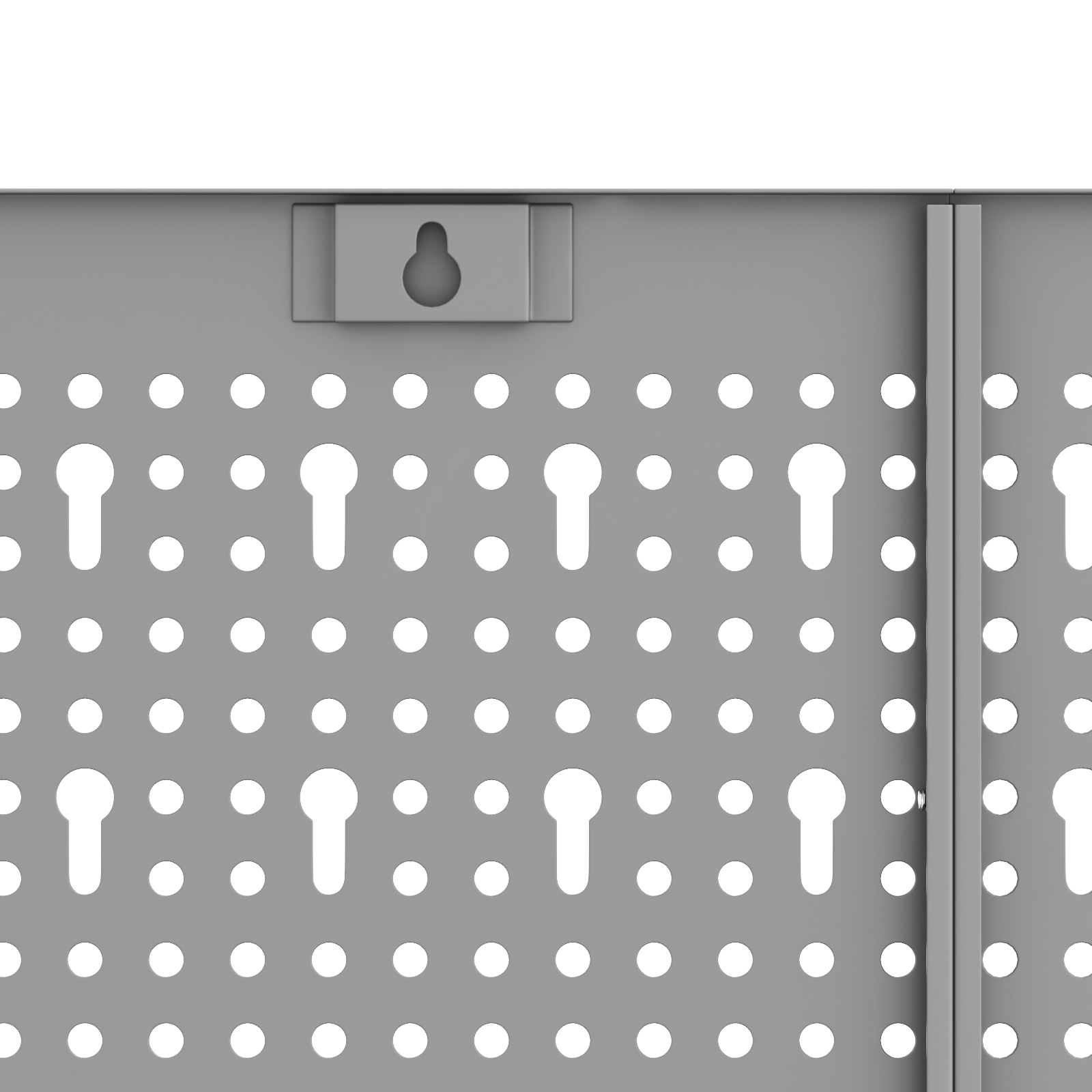 Pegboards 2 Pack with 8 Accessories, Grey, 50x80 cm Steel - Image 9